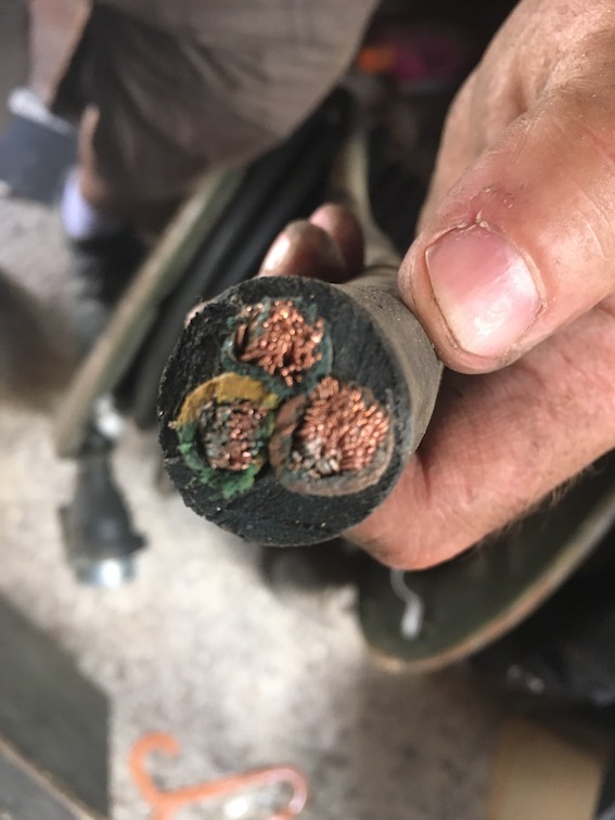 Cable Electrique souple H07 RN-F 3G16 CUIVRE 3x16mm2 et H07 RN-F 3G10 CUIVRE 3x10mm2