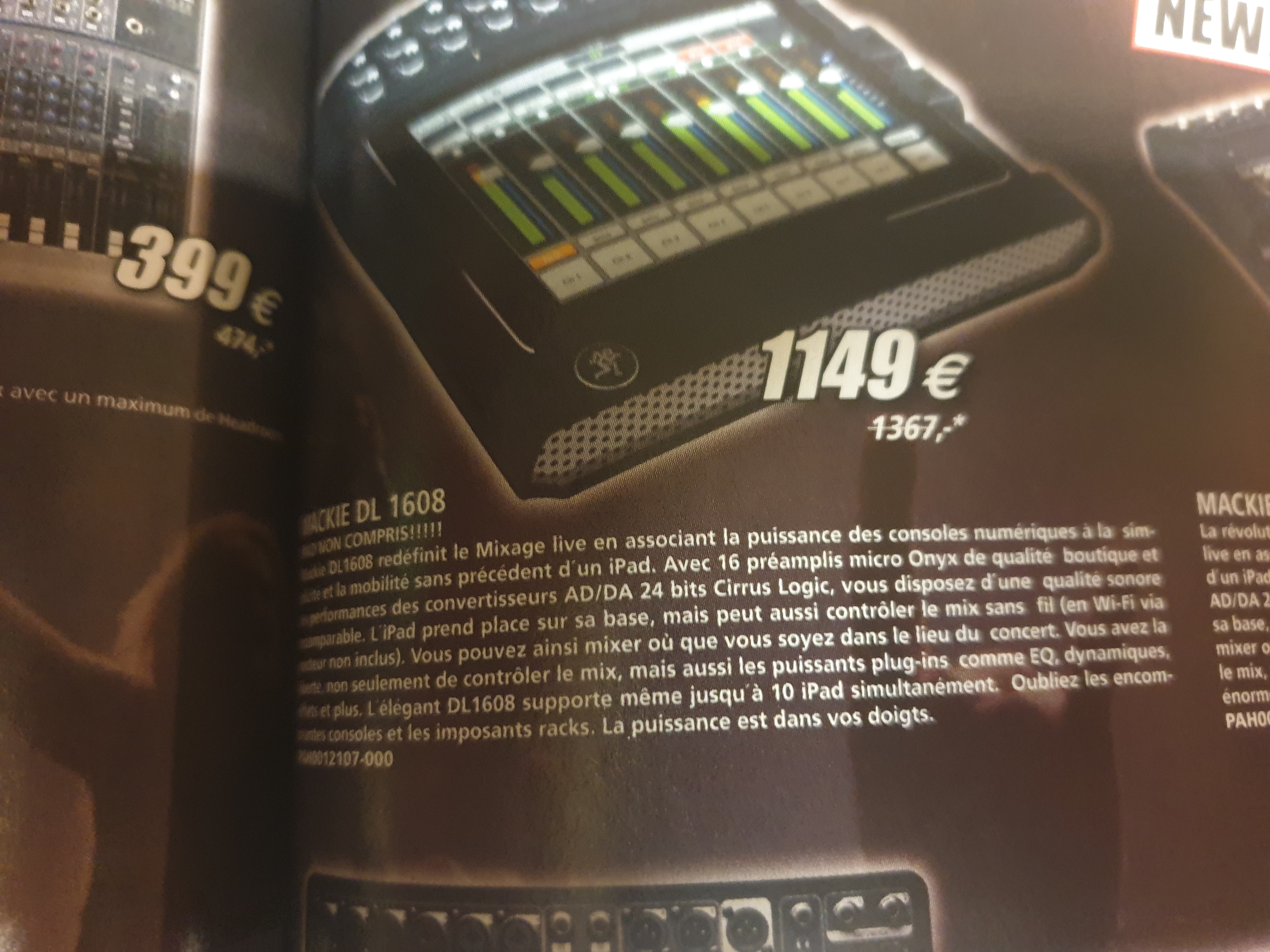 mix numerique mackie