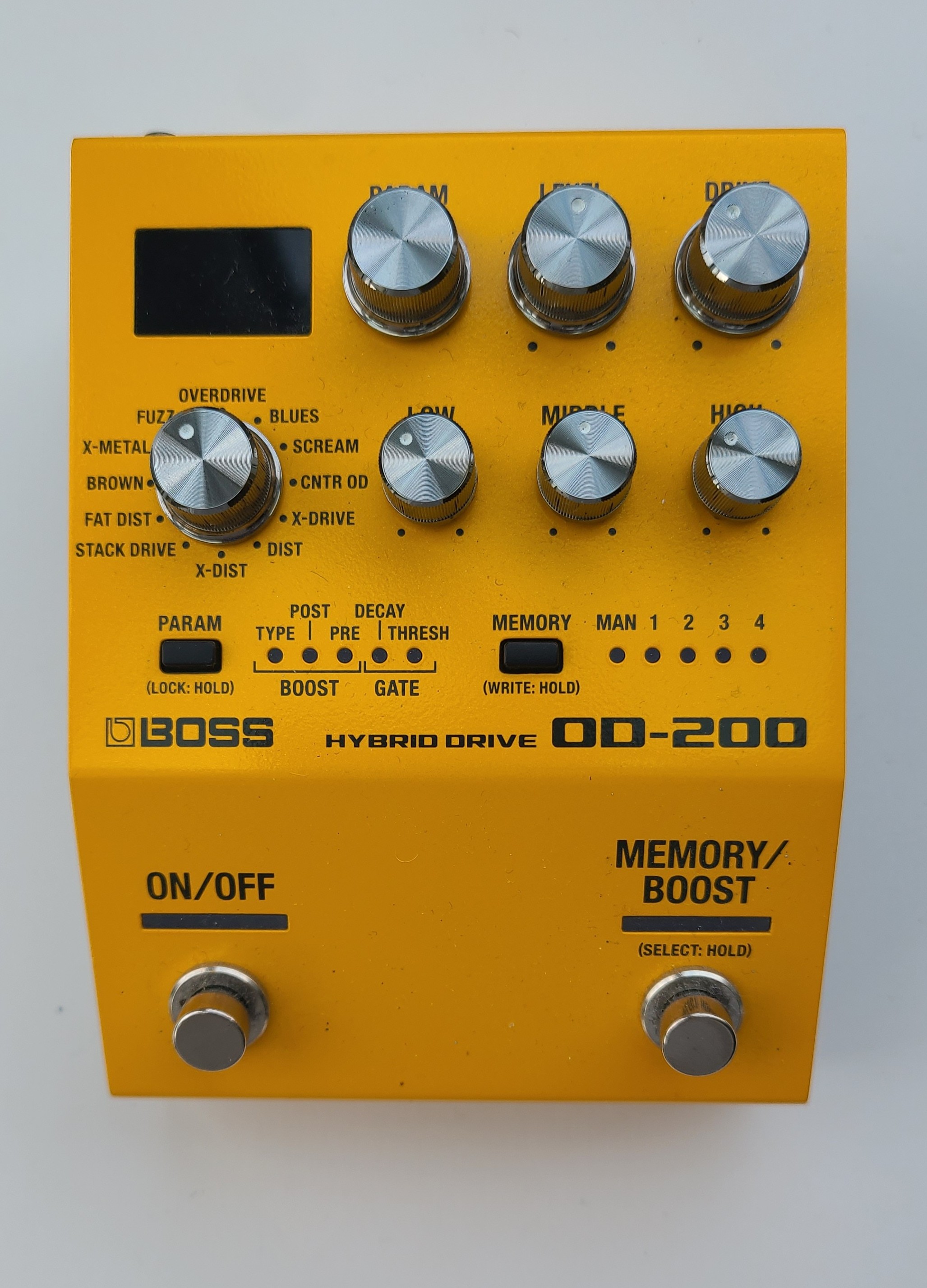 Vends Boss OD-200 Hybrid Drive
