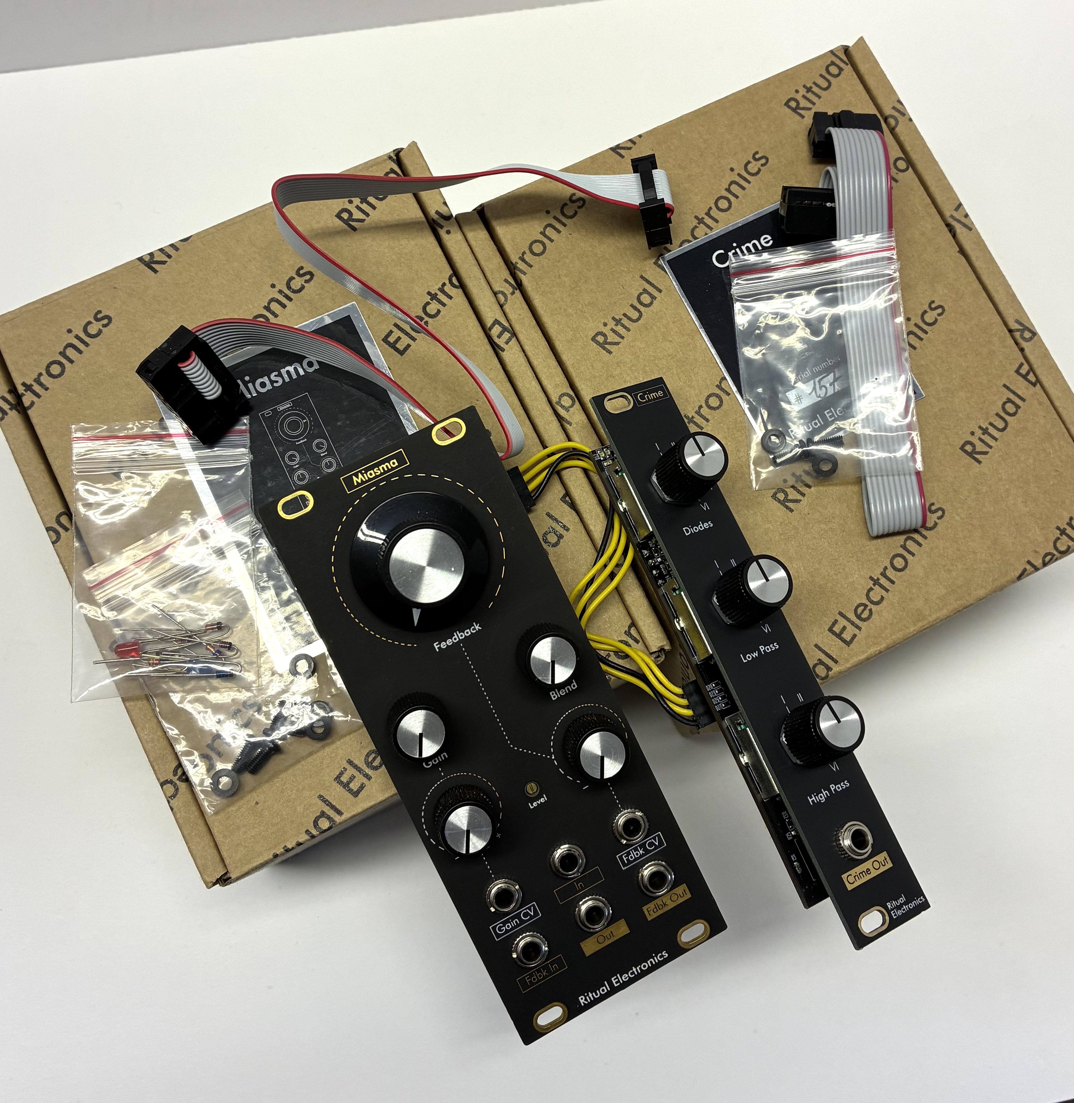 VENDS Ritual Electronics MIASMA + son extension CRIME complet (et beaucoup d'autres modules)