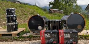 Batterie TAMA SuperStar 4 toms + 2 Grosses Caisses + Caisse Claire + 2 pédales Iron Cobra