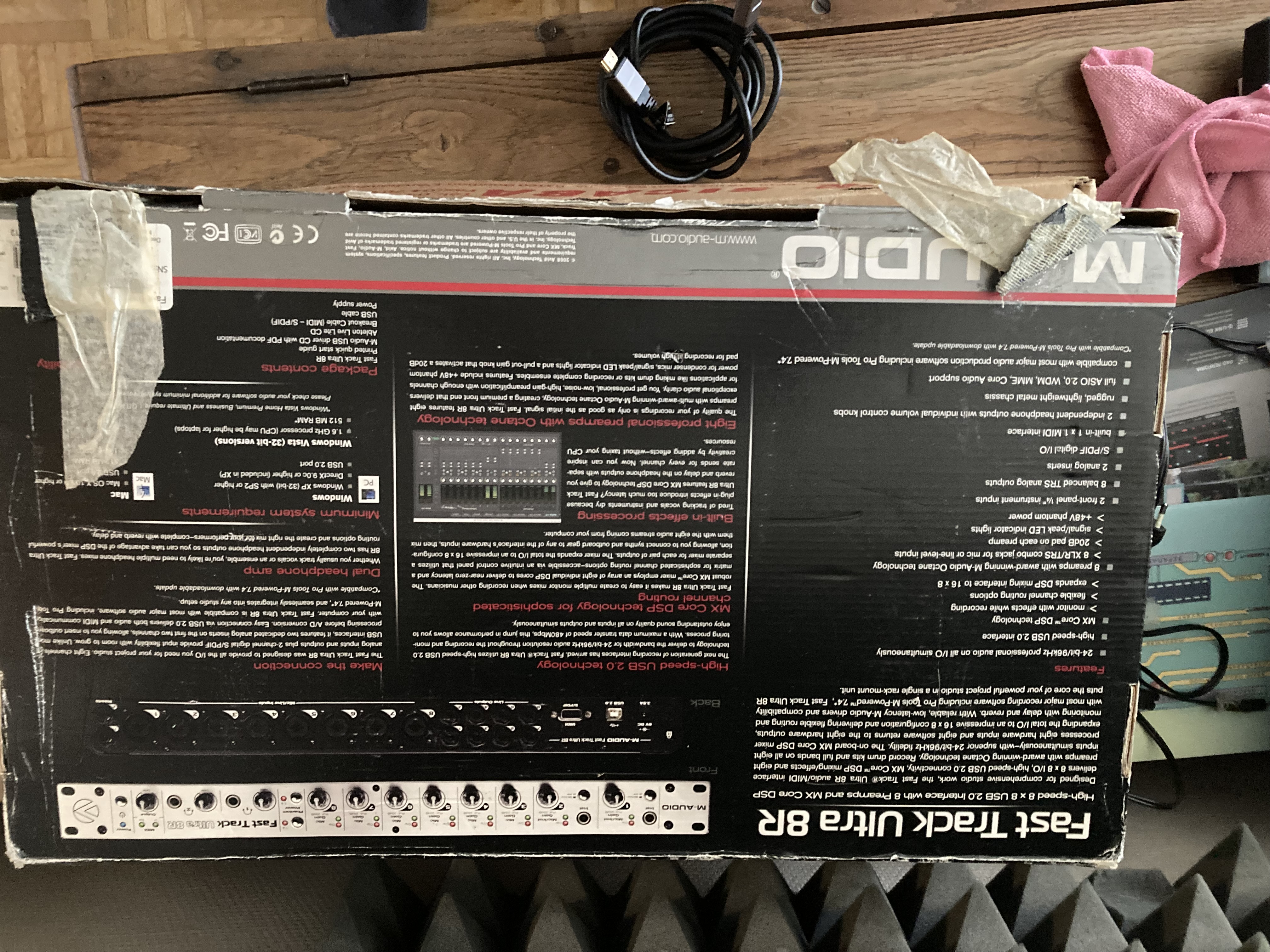 vends carte son m-audio fast track ultra 8R