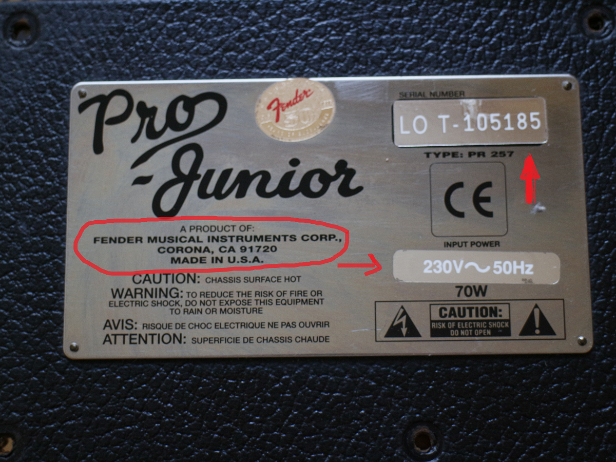 Fender pro junior