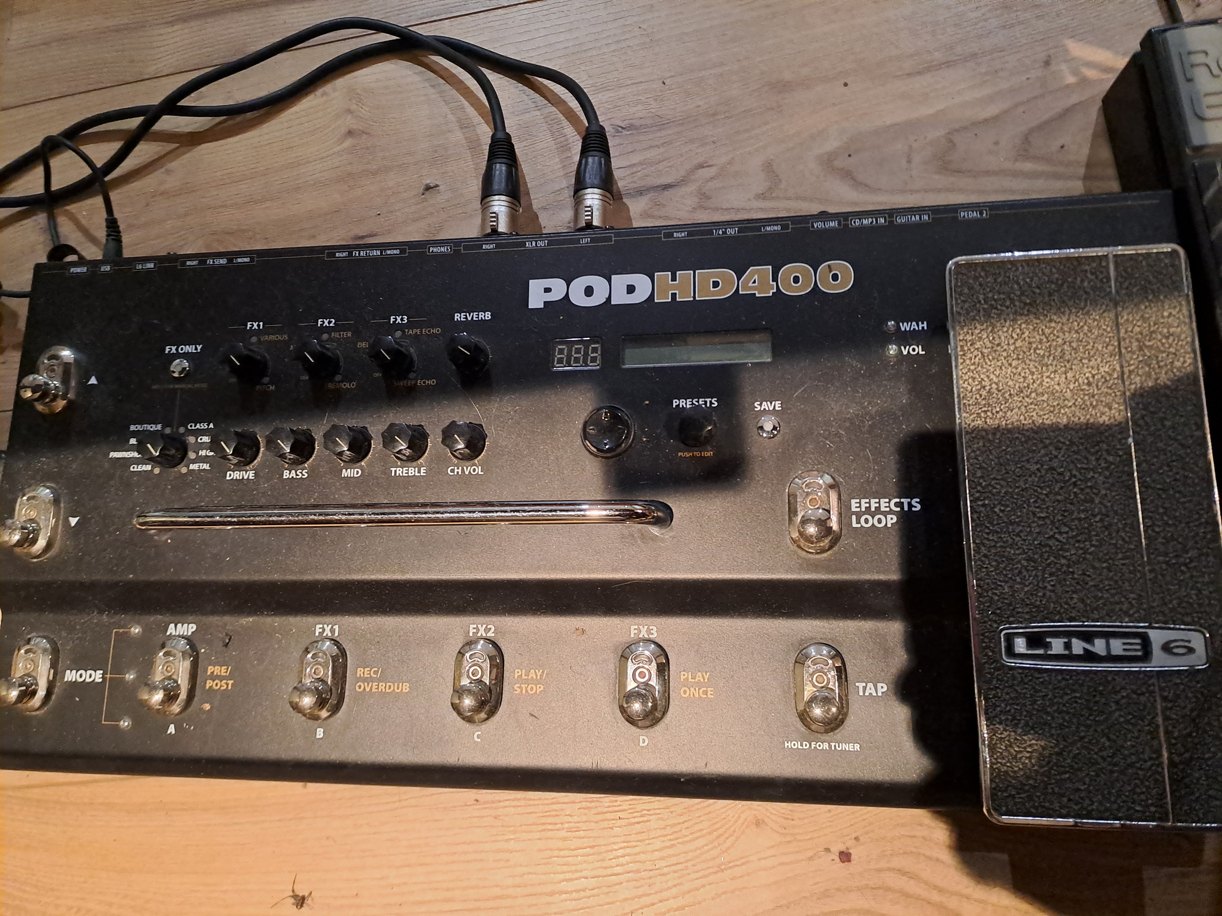 Pédalier line 6 hd400