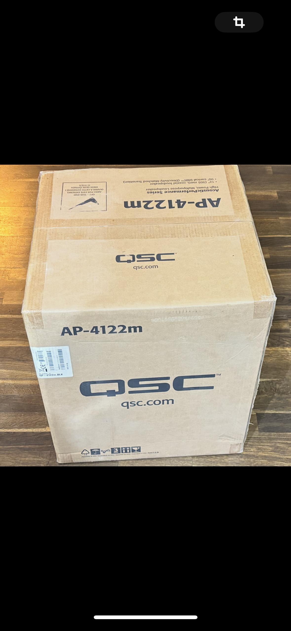 Vends 4 enceintes QSC AP 4122m neuves 