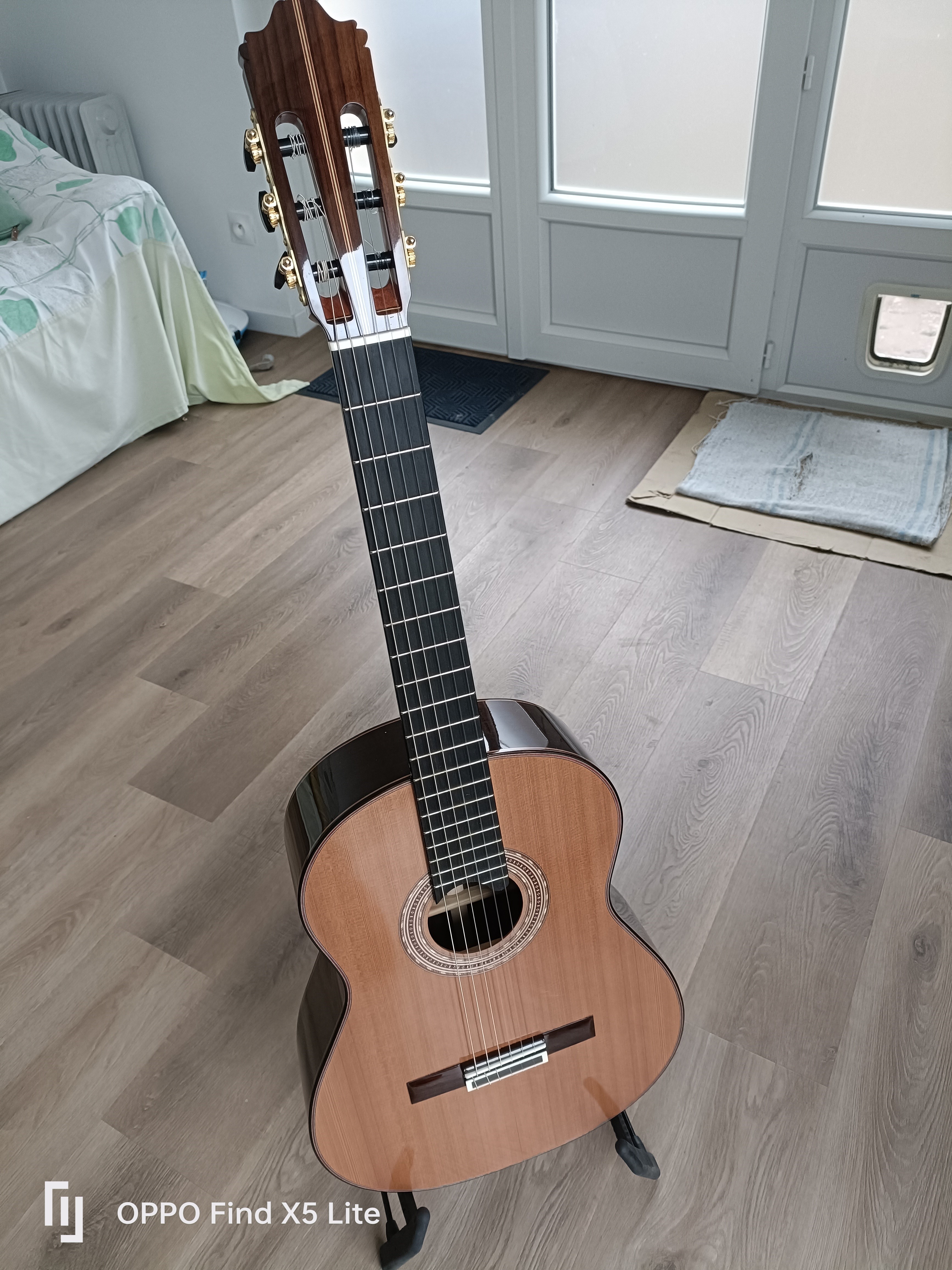 GUITARE CLASSIQUE SAERS A70C LATTICE MASSIVE TAMPON A LA FRANCAISE
