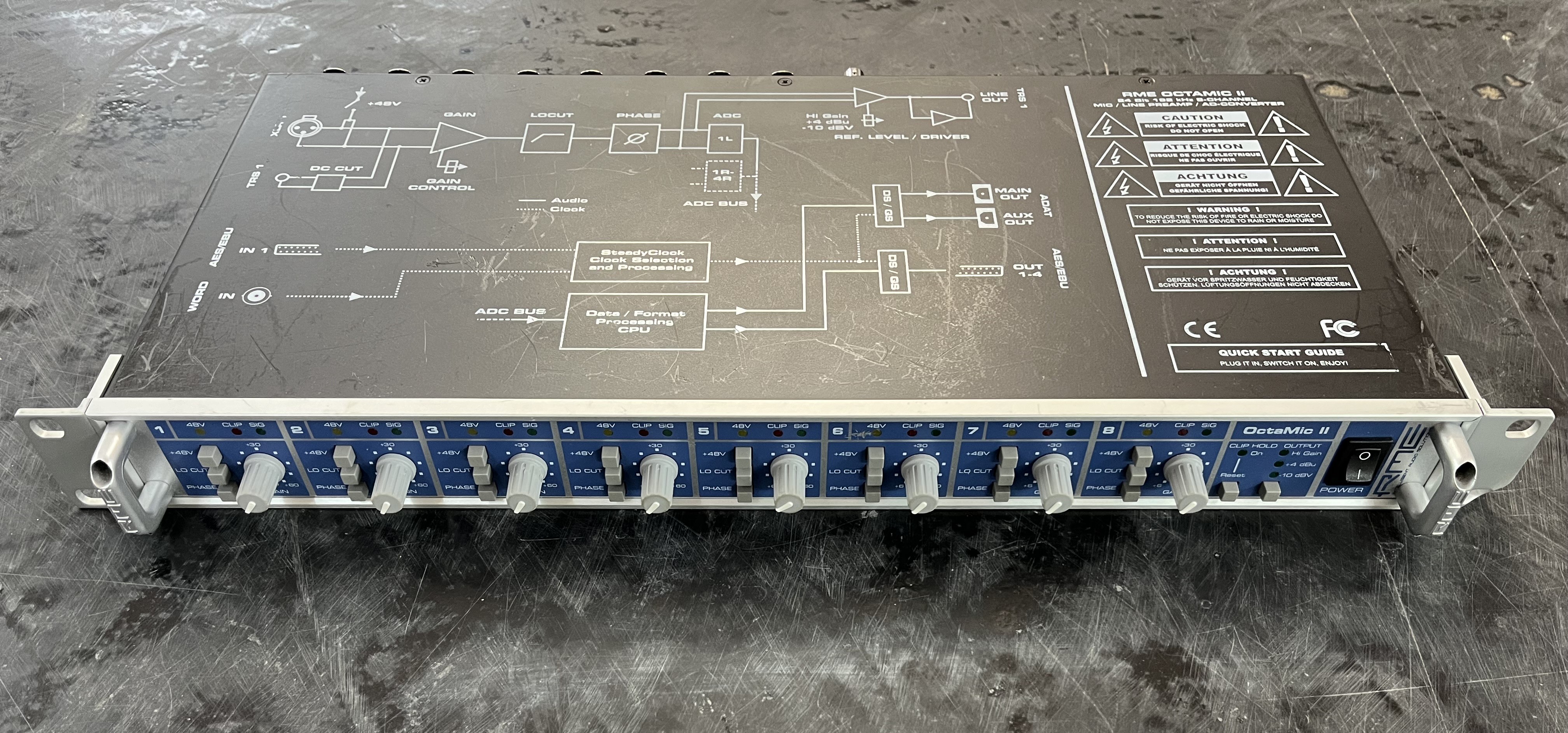 RME OctaMic II 8-Channel Microphone Preamp