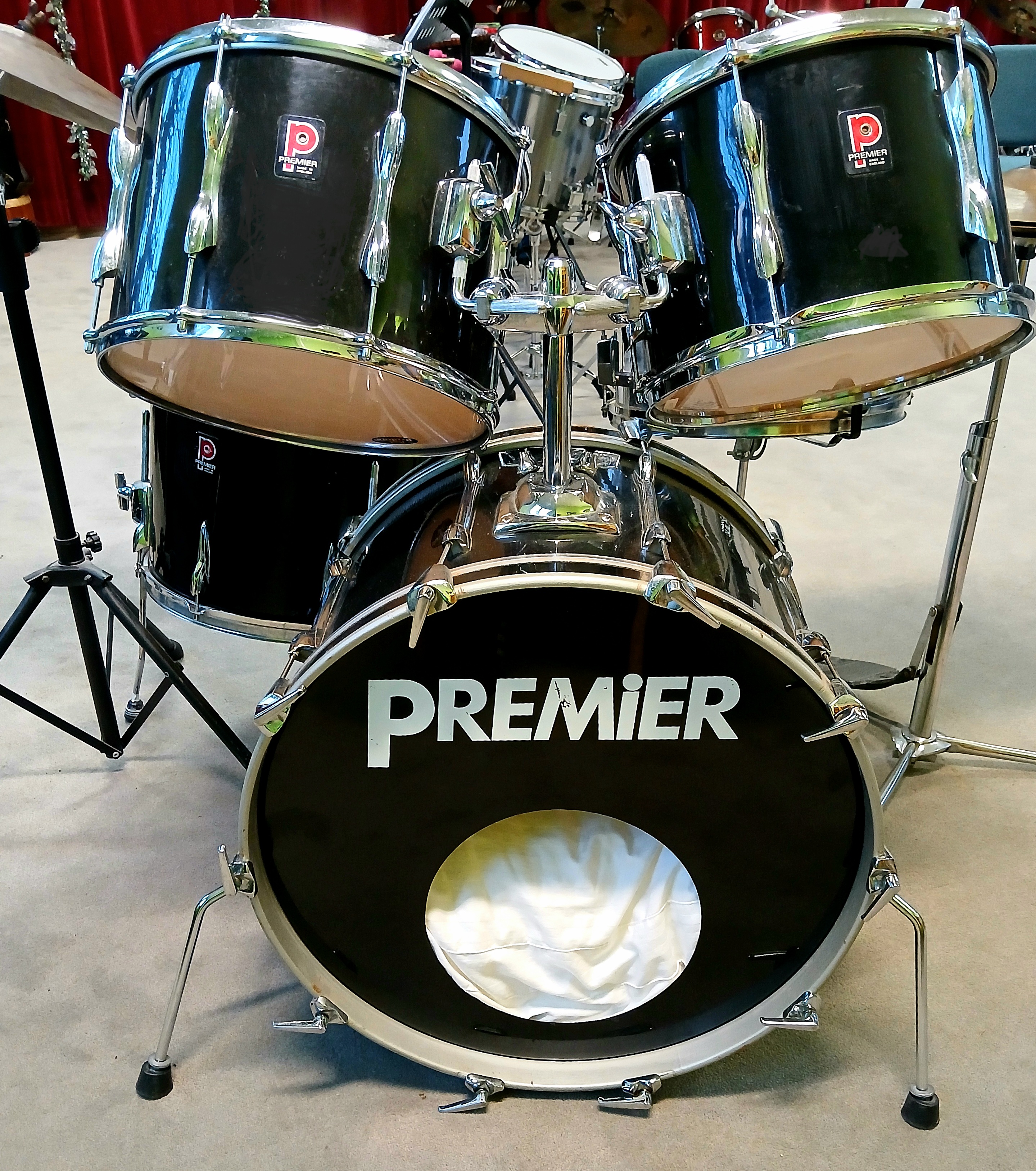 Premier Projector de 1979 complète + cymbales vintage !