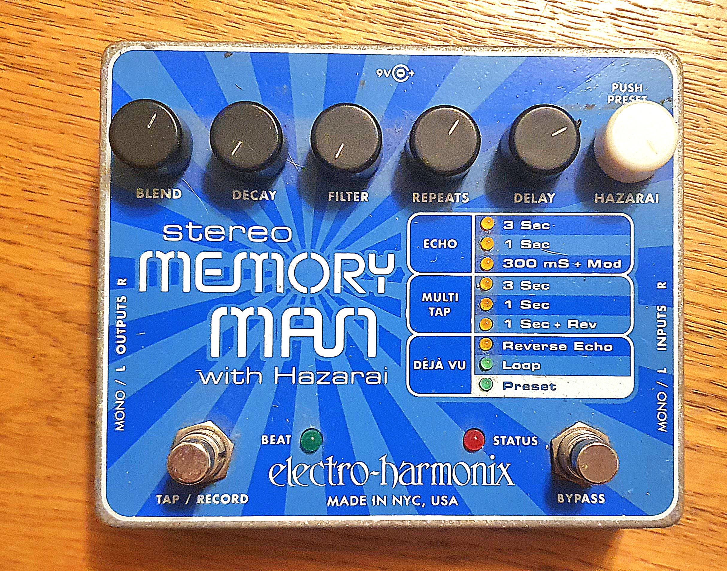Electro-Harmonix stereo Memory Man with Hazarai Digital Delay / Looper