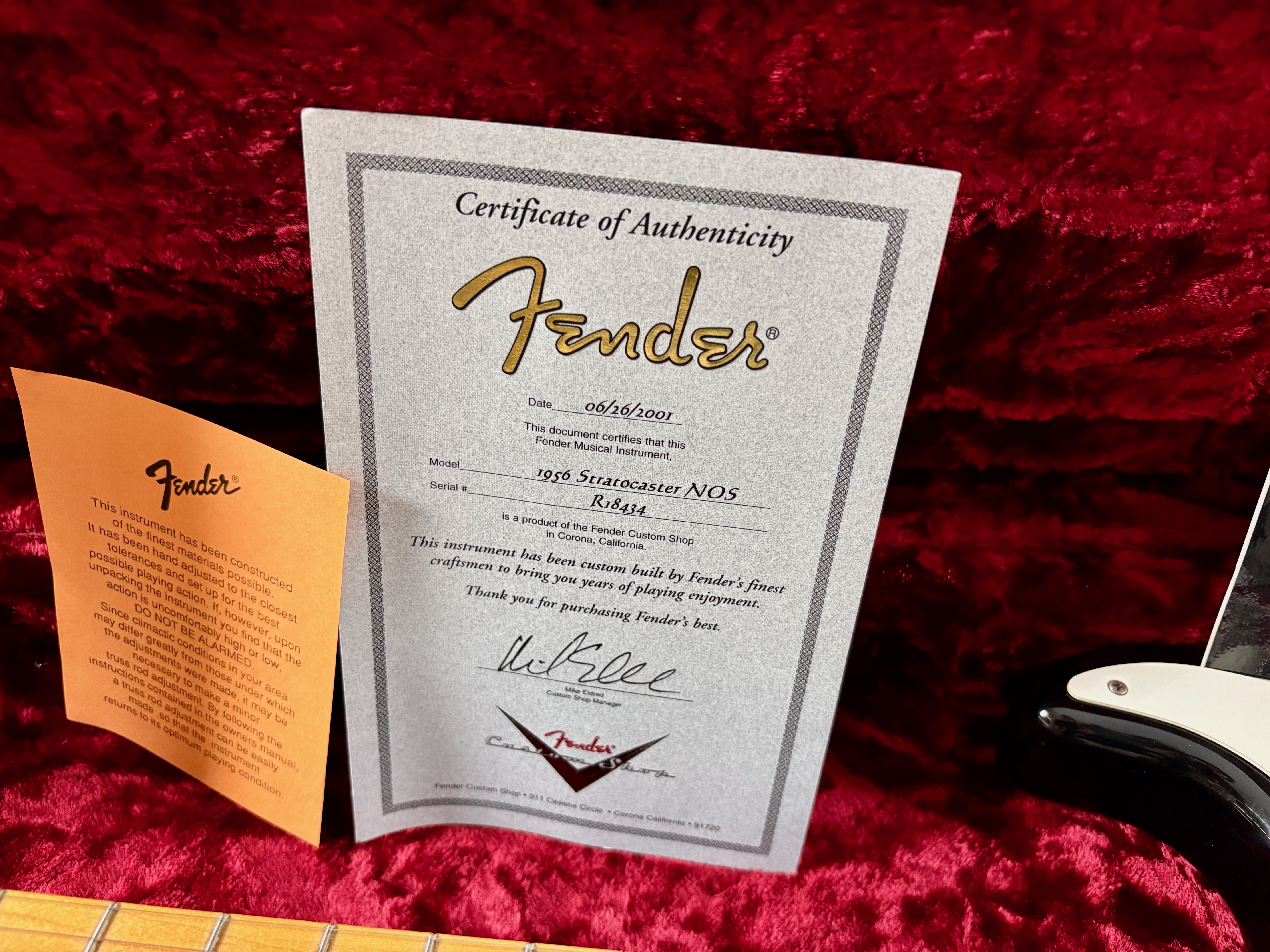 Fender Custom Shop Time Machine '56 Stratocaster (58641)