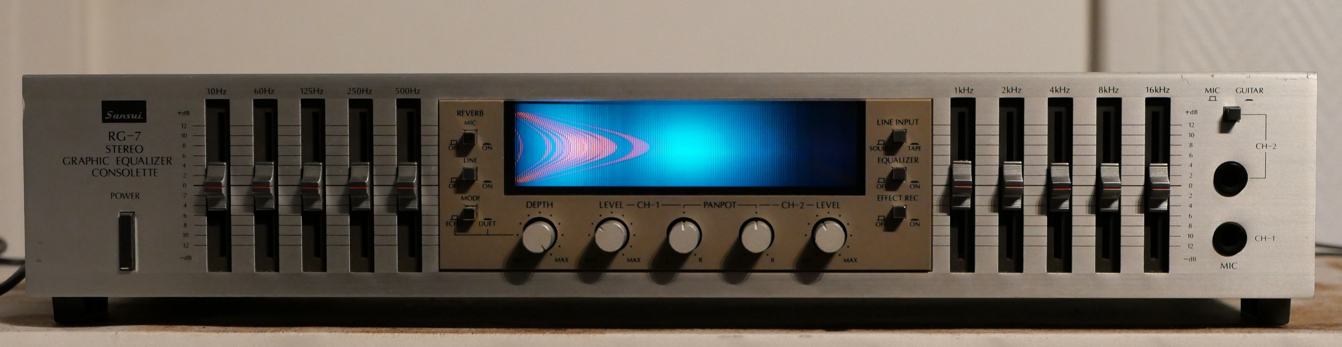 Vends Egualiseur Sansui RG-7