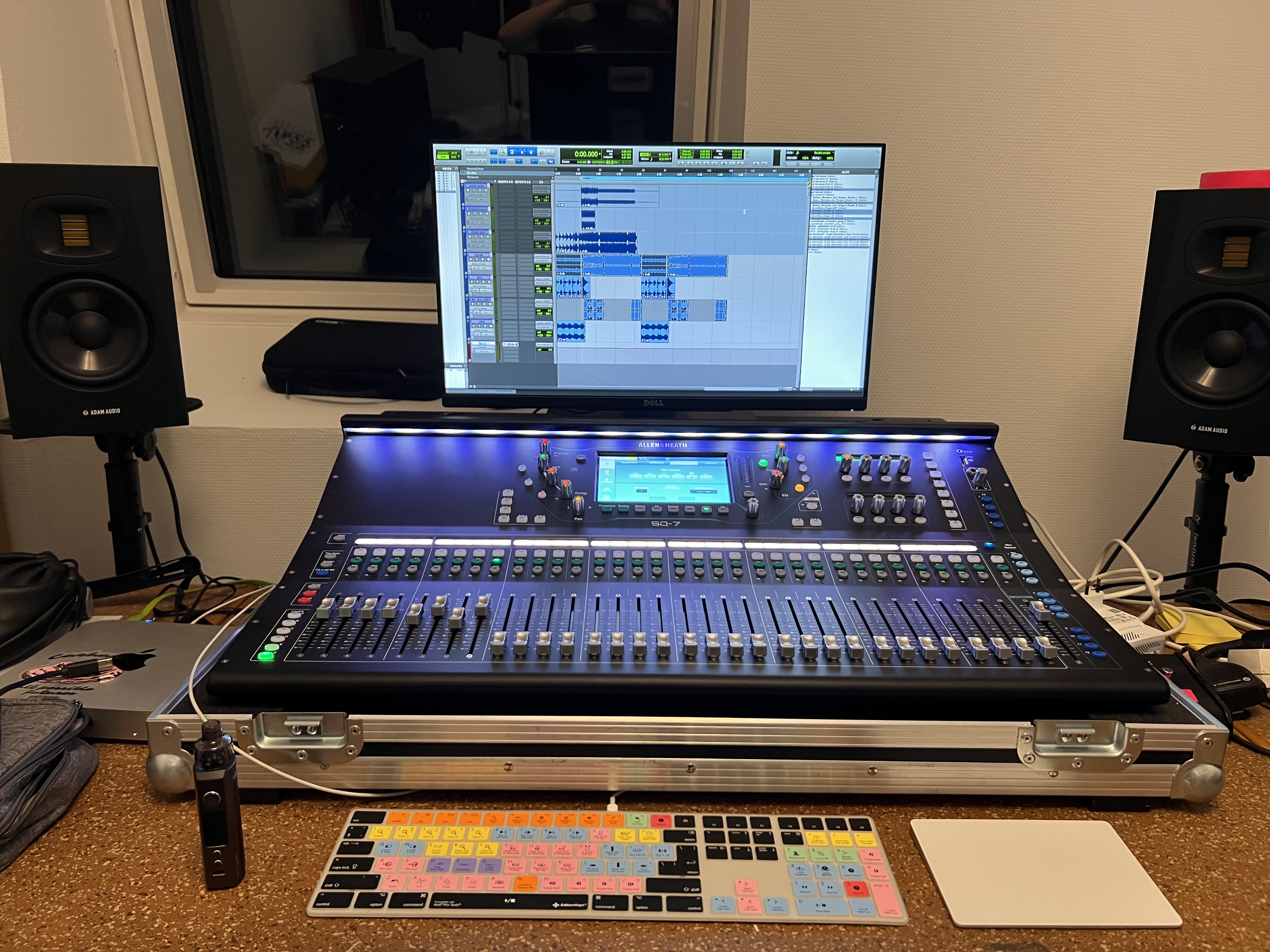 Console numérique Allen and Heath SQ7