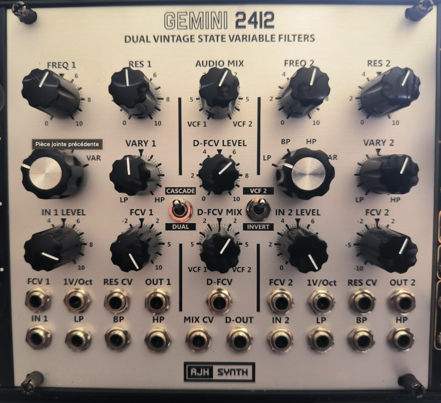 Gemini 2412 (Silver) comme neuf