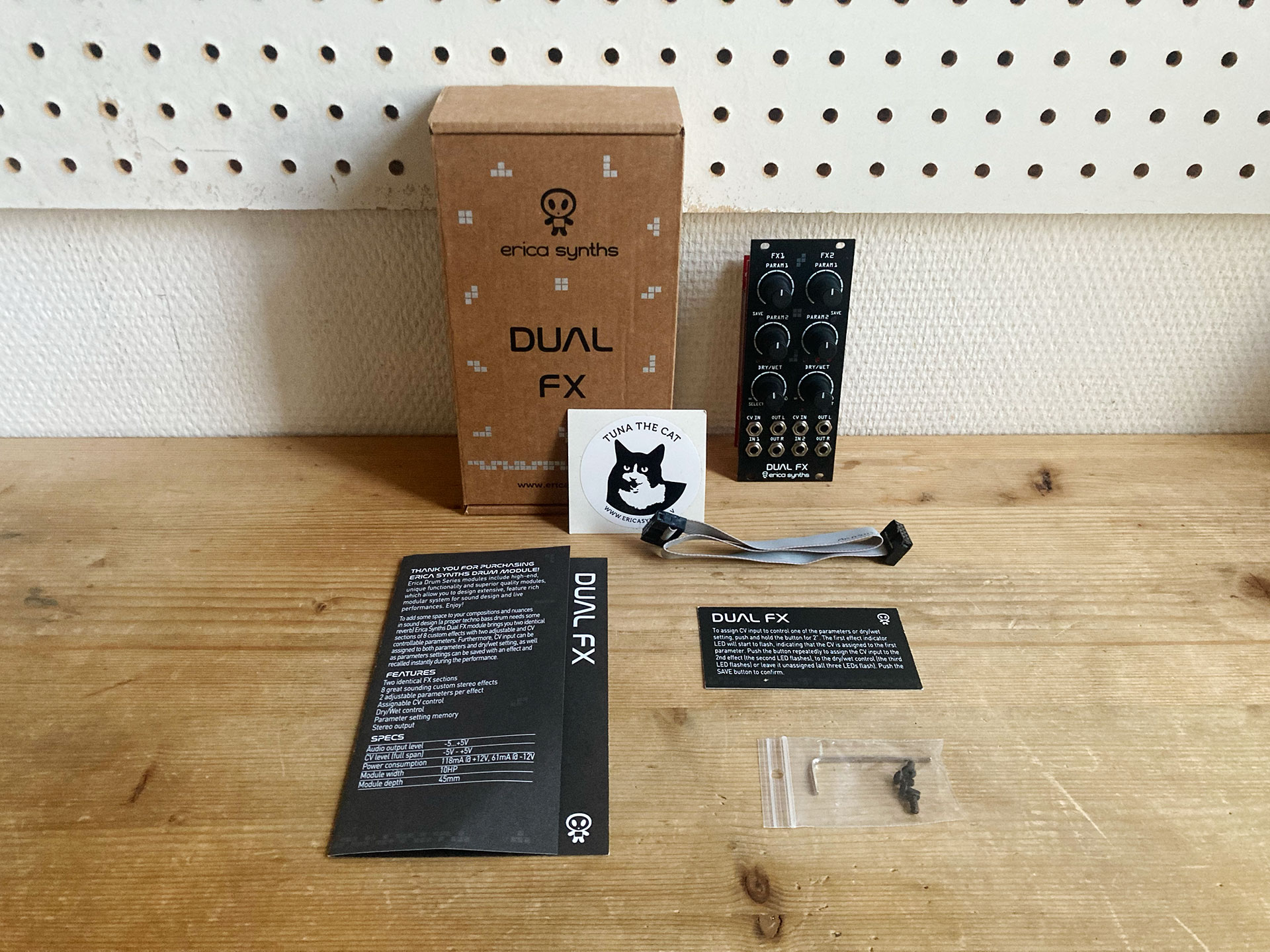 Erica Synths - DUAL FX - Double multi-effets stéréo