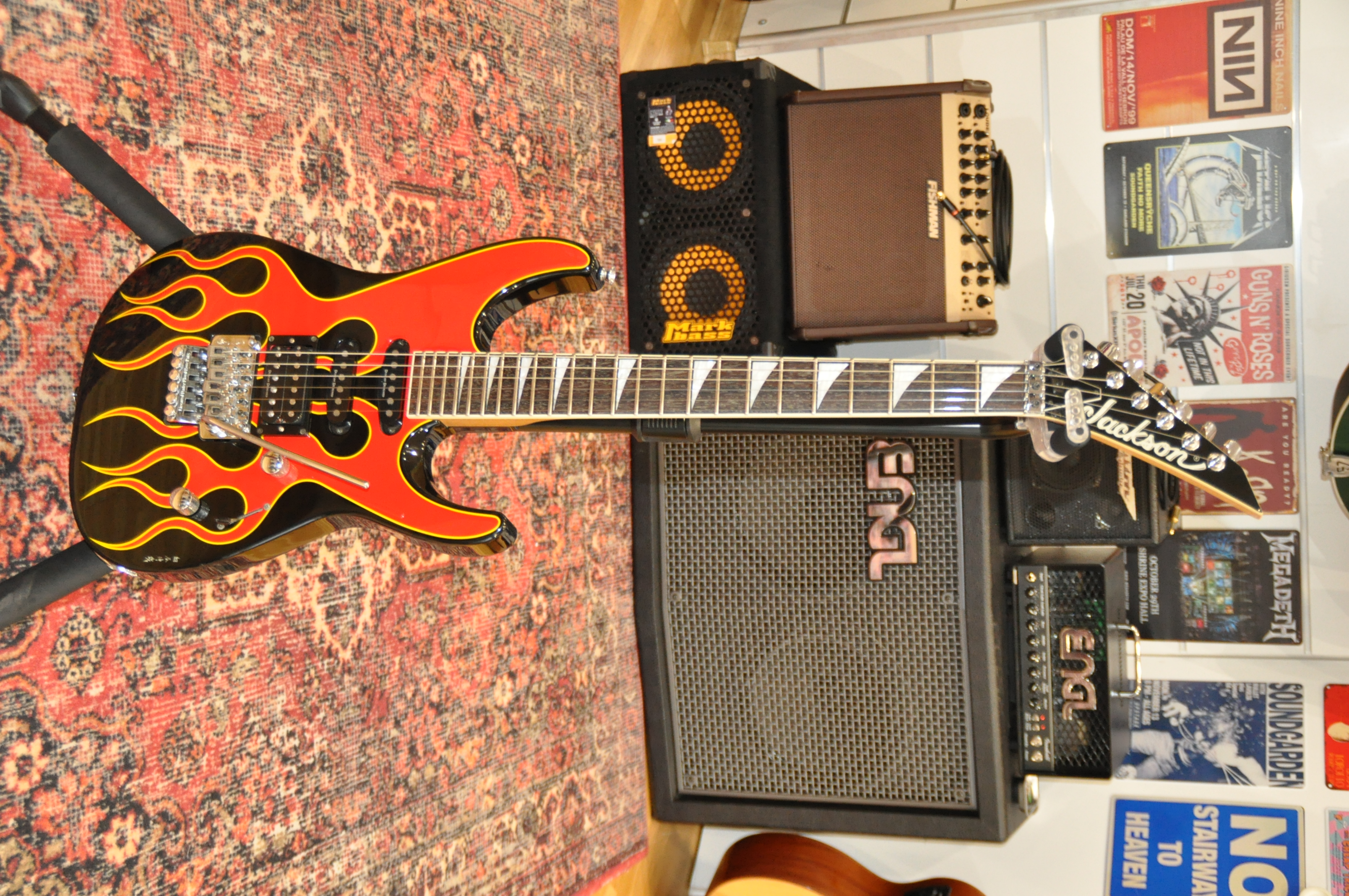 Jackson DK2 Dinky Hot Rod Flames (12420)