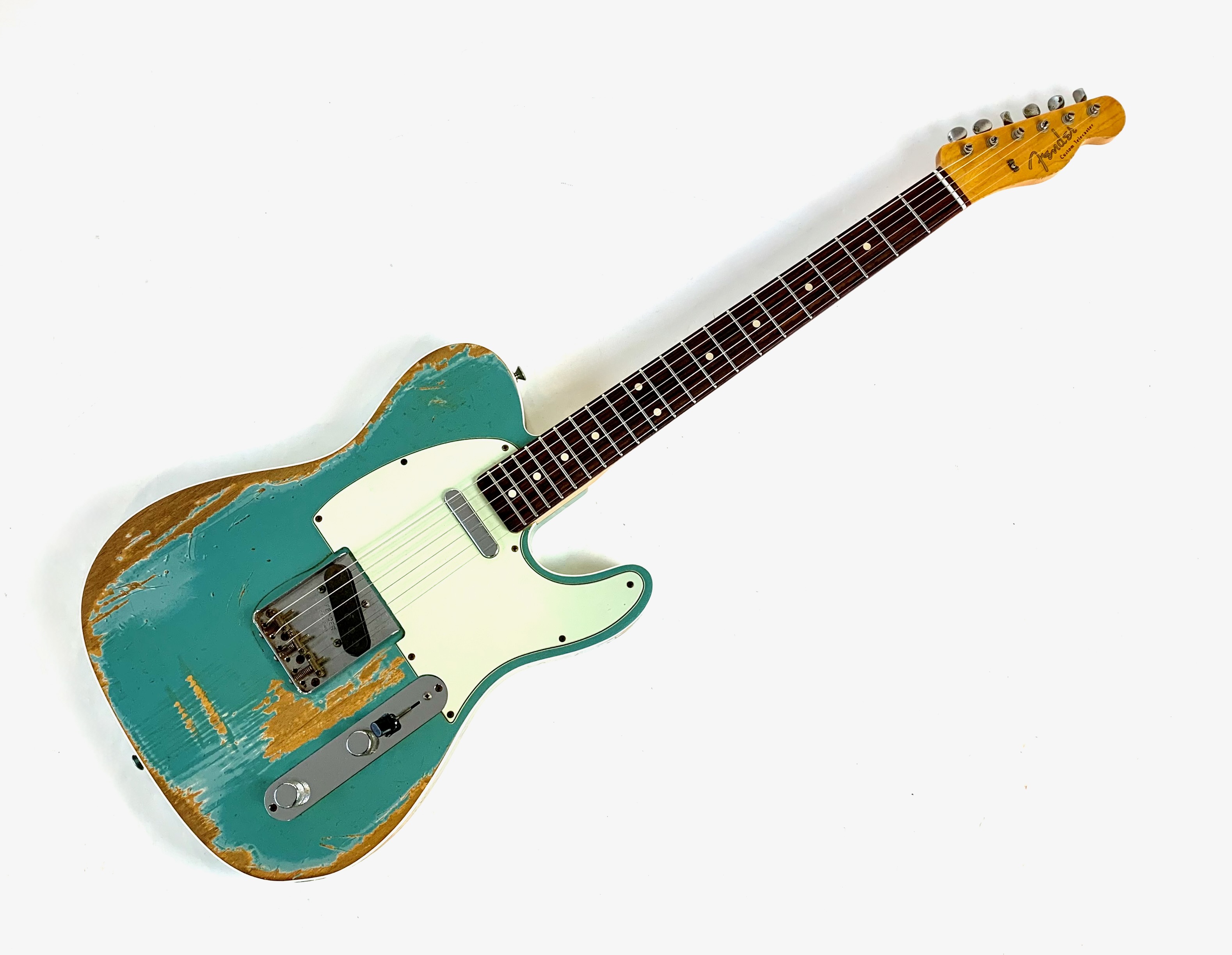 Fender Telecaster Custom 60 Heavy Relic Custom Shop 2013 Teal Green Metallic 