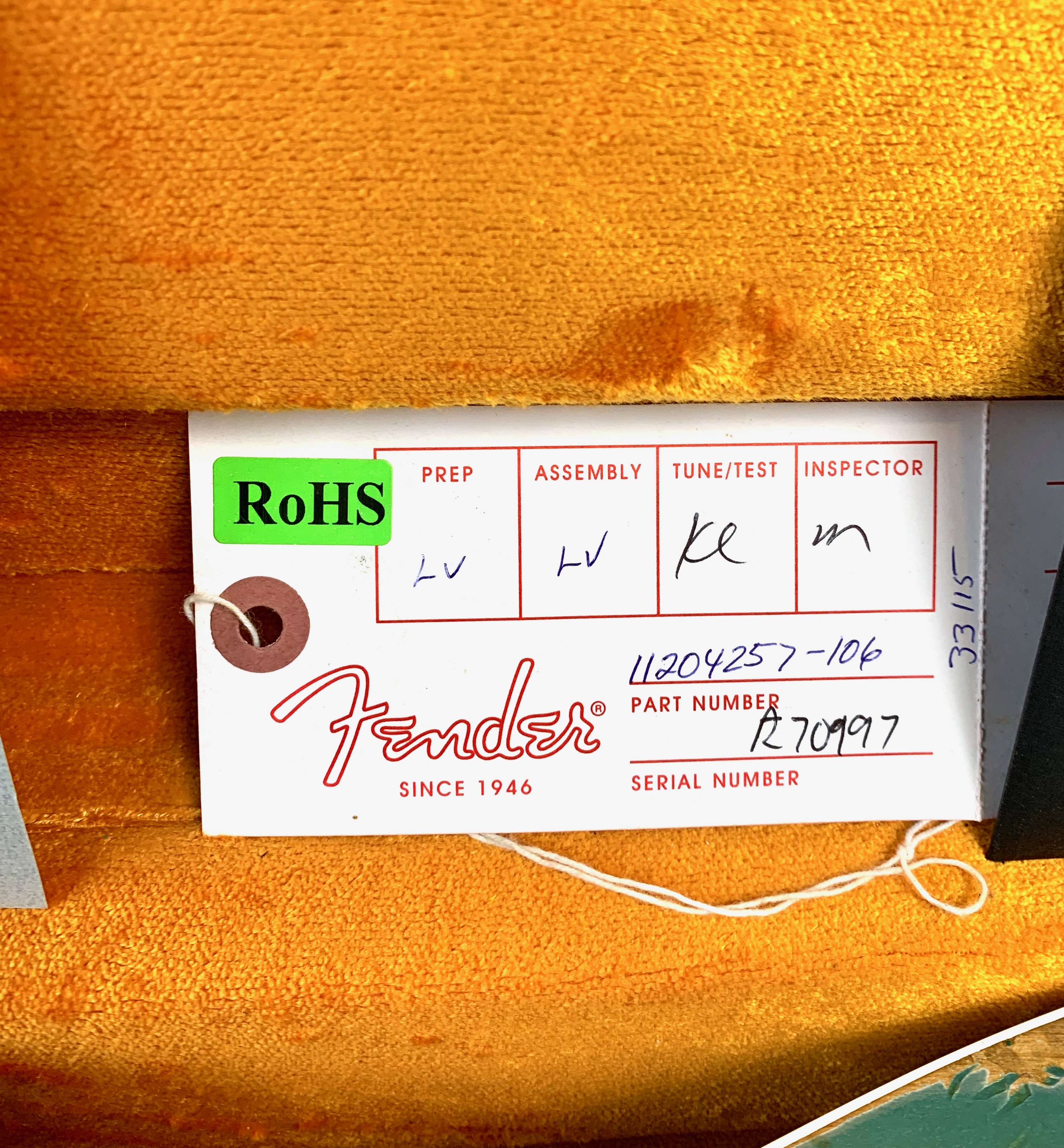 Fender Custom Shop '60 Relic Telecaster (32377)