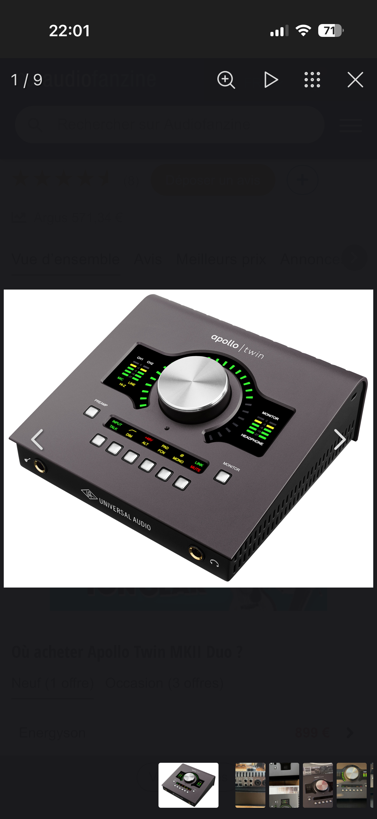 Vend Universal Audio Apollo Twin MKII Duo