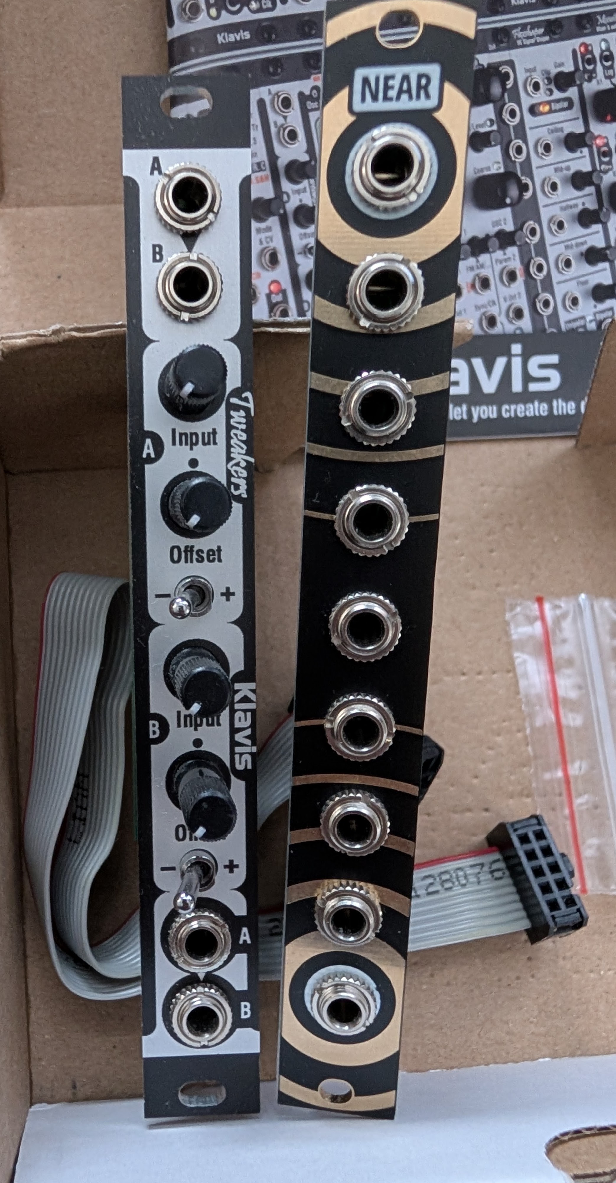Bundle Eurorack 3HP + 3HP – Nearness + Klavis Tweakers – utilitaires – excellent état - FDP in