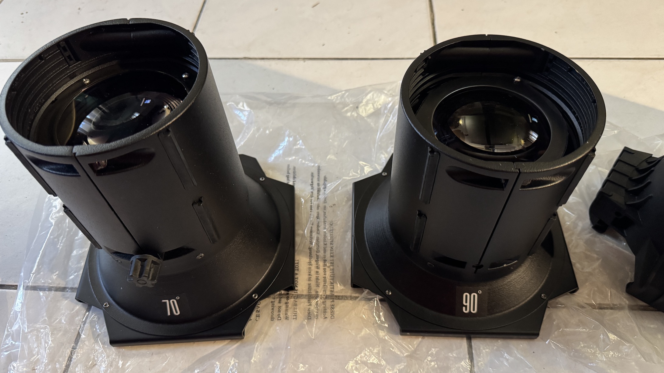 Vends Optique ETC 70 et 90 °