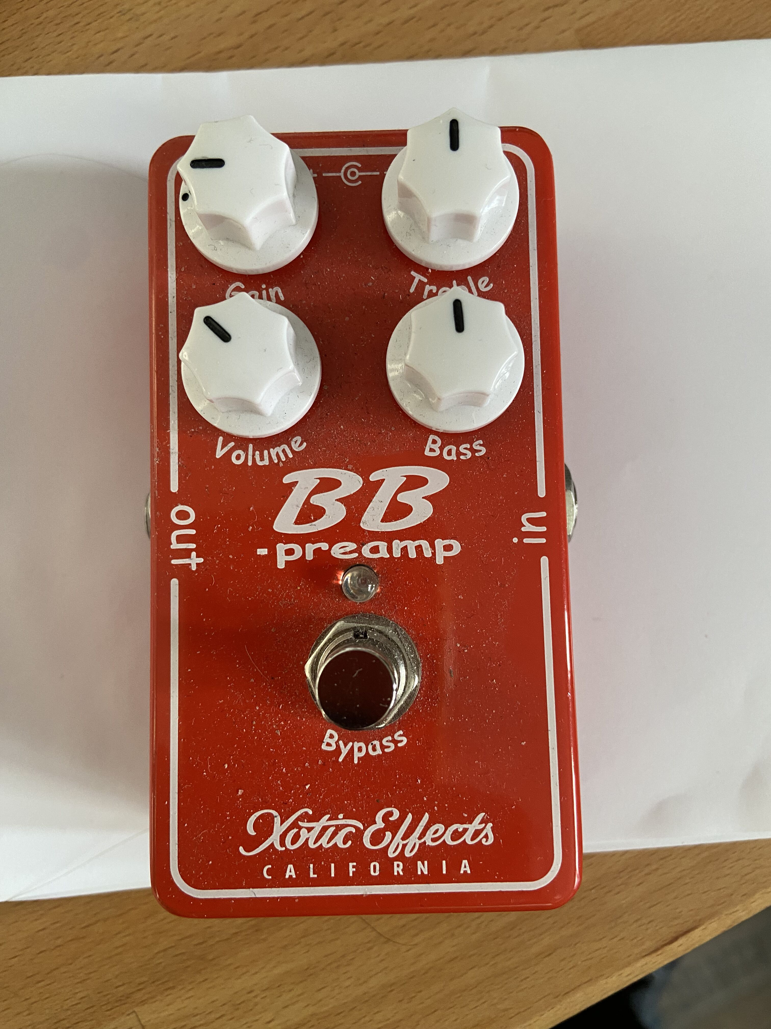 Vends BB preamp  v1,5 XOTIC