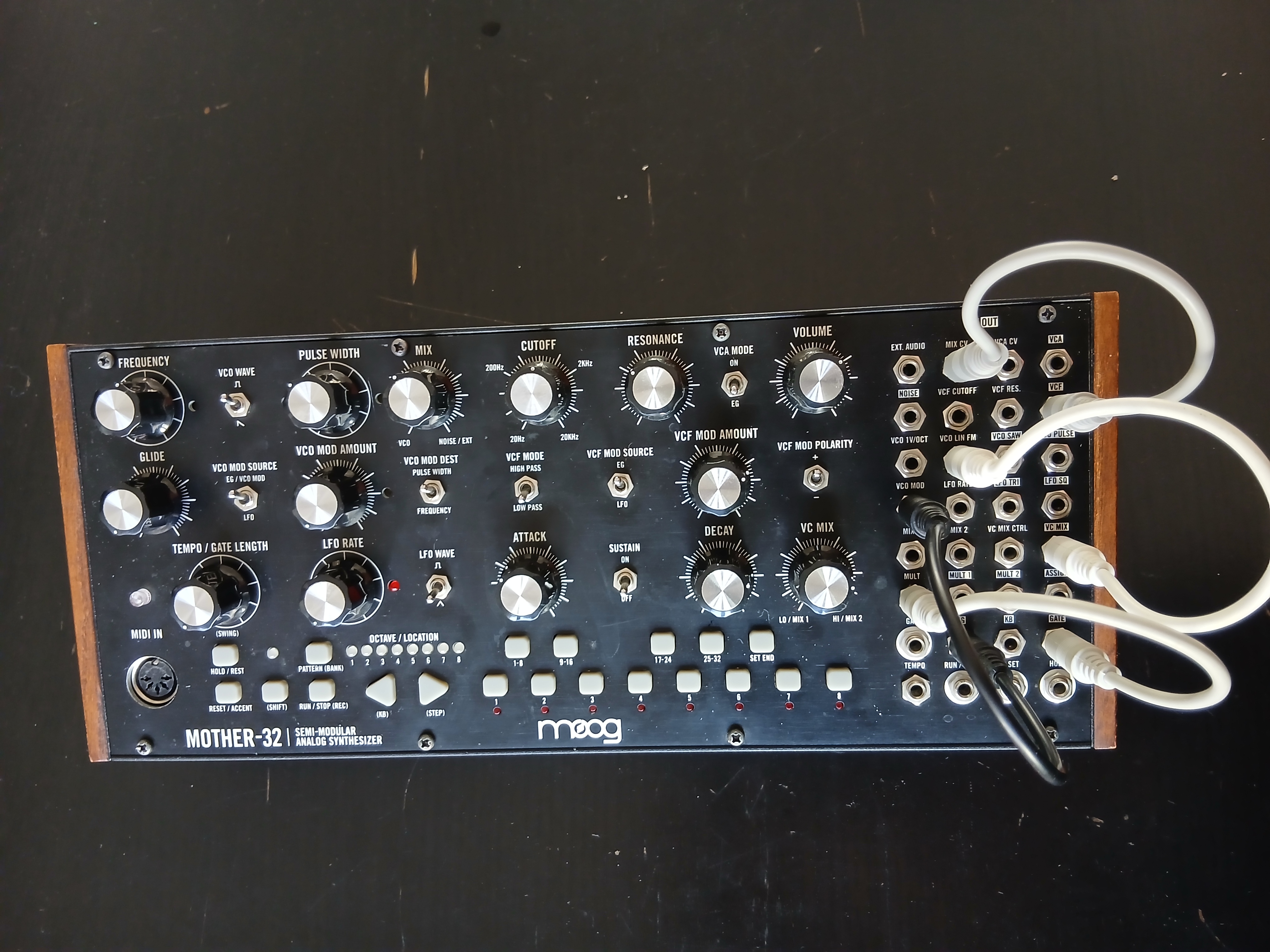 Moog mother32 avec Flycase