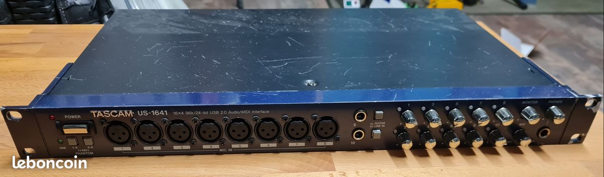 Vends interface audio tascam us 1641