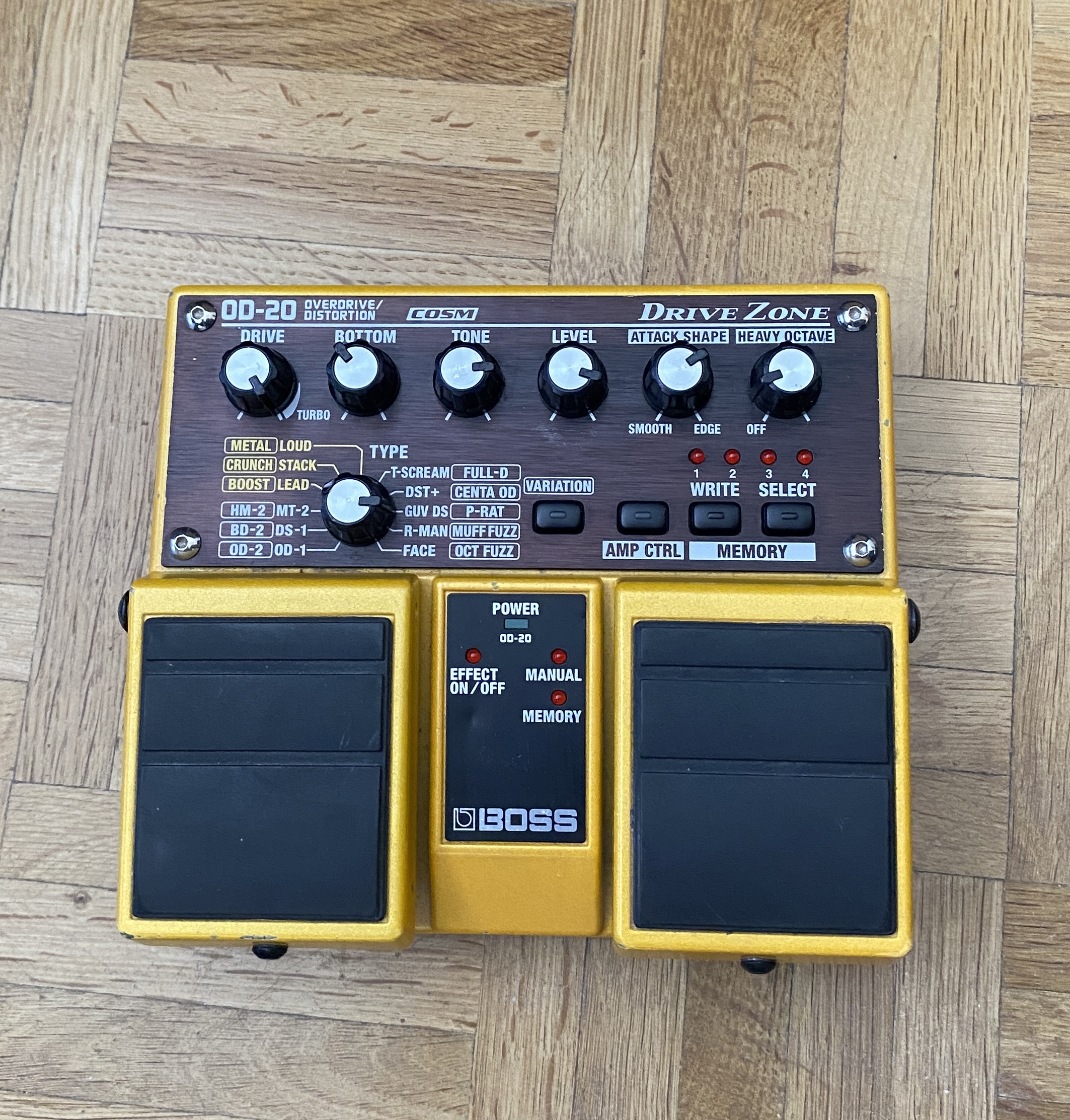 Pedale OD-20 pour guitare electrique