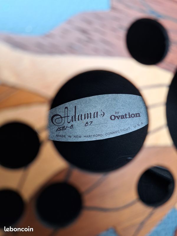 ADAMAS OVATION BLUE CUTWAY 1581 08