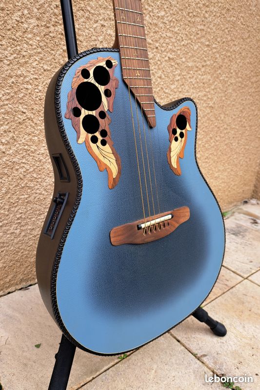 ADAMAS OVATION BLUE CUTWAY 1581 02