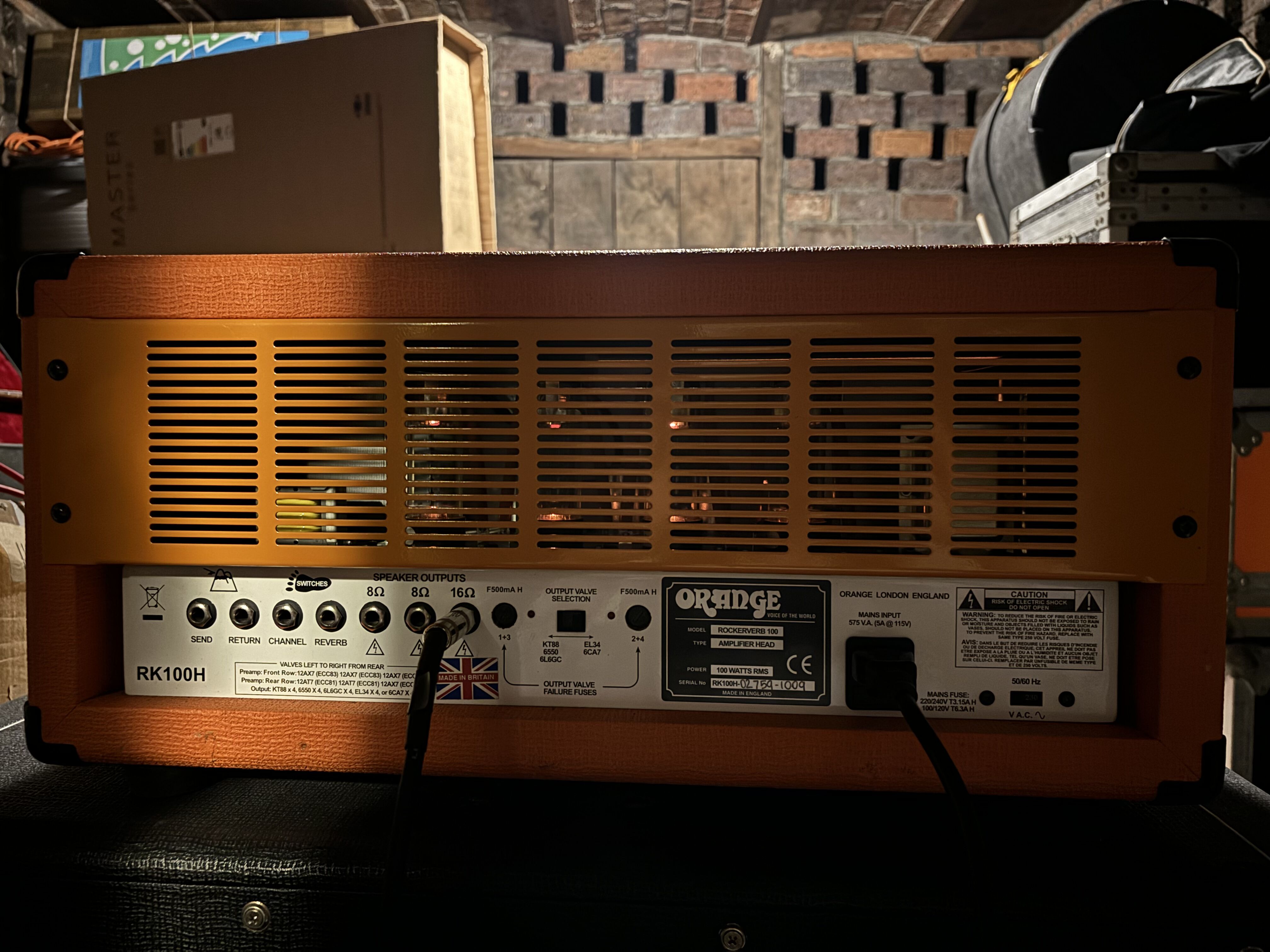 Orange Rockerverb 100 MKII Head (14451)
