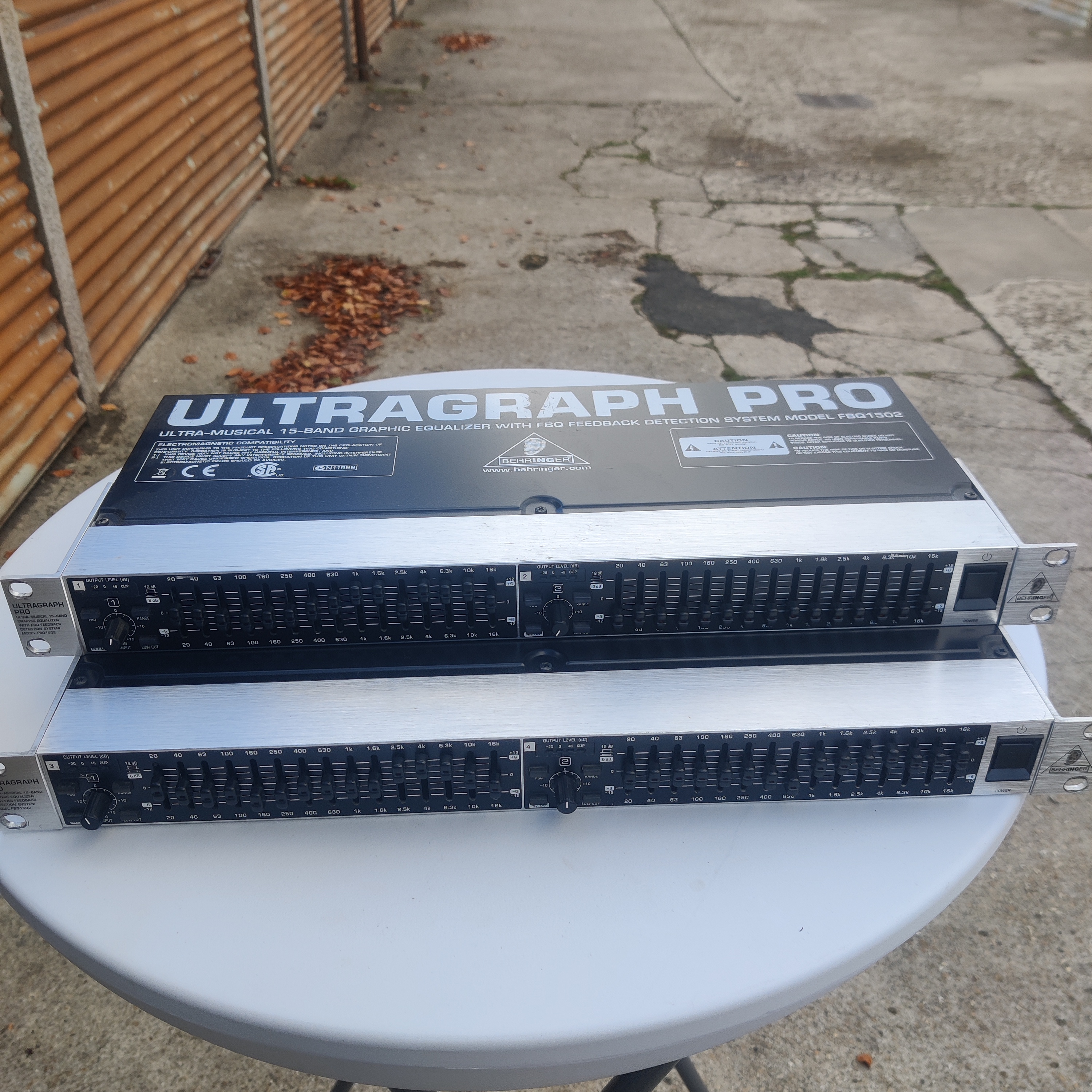 Equaliseur Behringer Ultragraph Pro FBQ1502