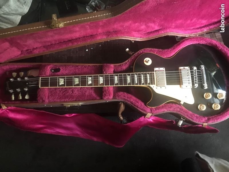 GIBSON  les Paul Standard PREMIUM PLUS TRANSLUCENT '98 GAUCHERE