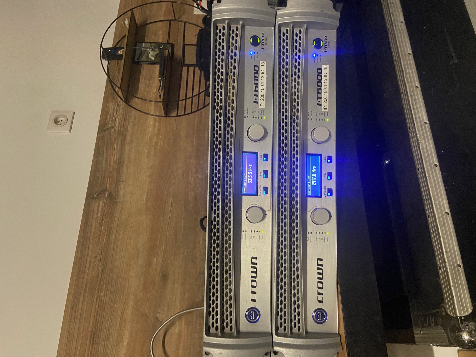 Amplificateur numérique sonorisation crown IT6000 preset JBL