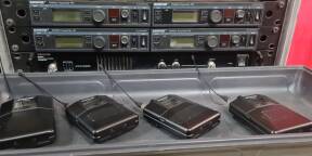 KIT PSM900 SHURE with 4 x PSM900 K1E + Combiner PA421A + Antenna PA 805 + BNC 5m