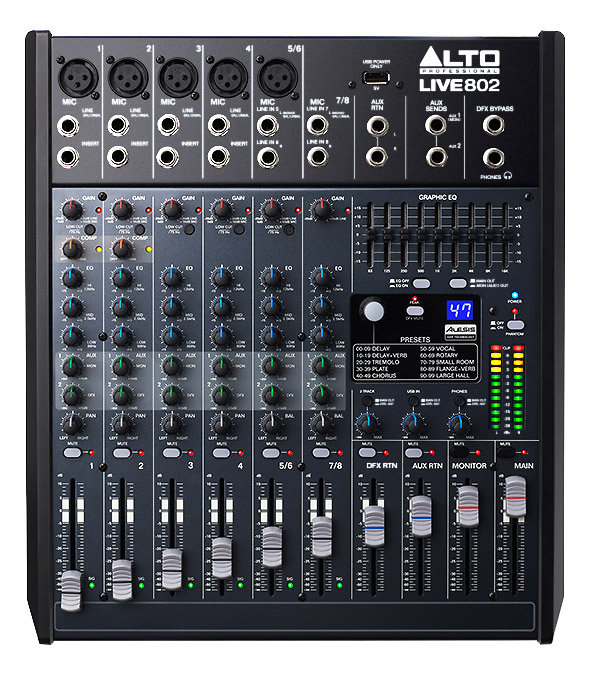 Table de mixage ALTO professionnel Live 802