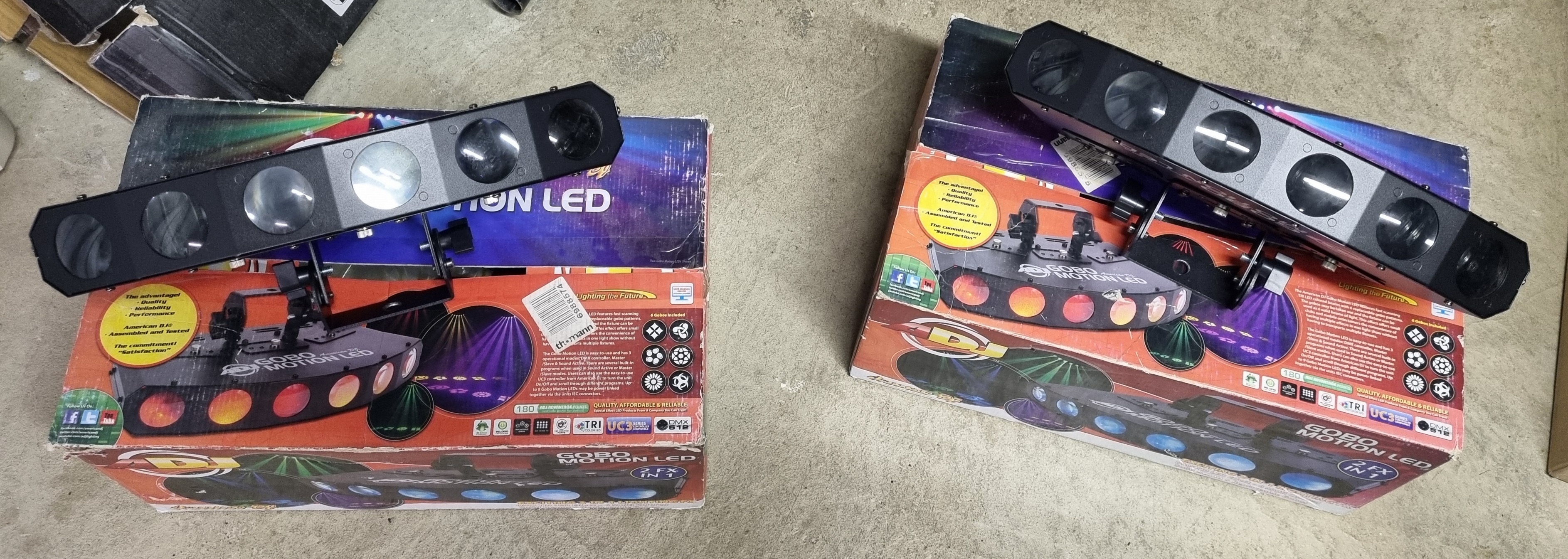 Vent 2 effets Gobo ou Beam