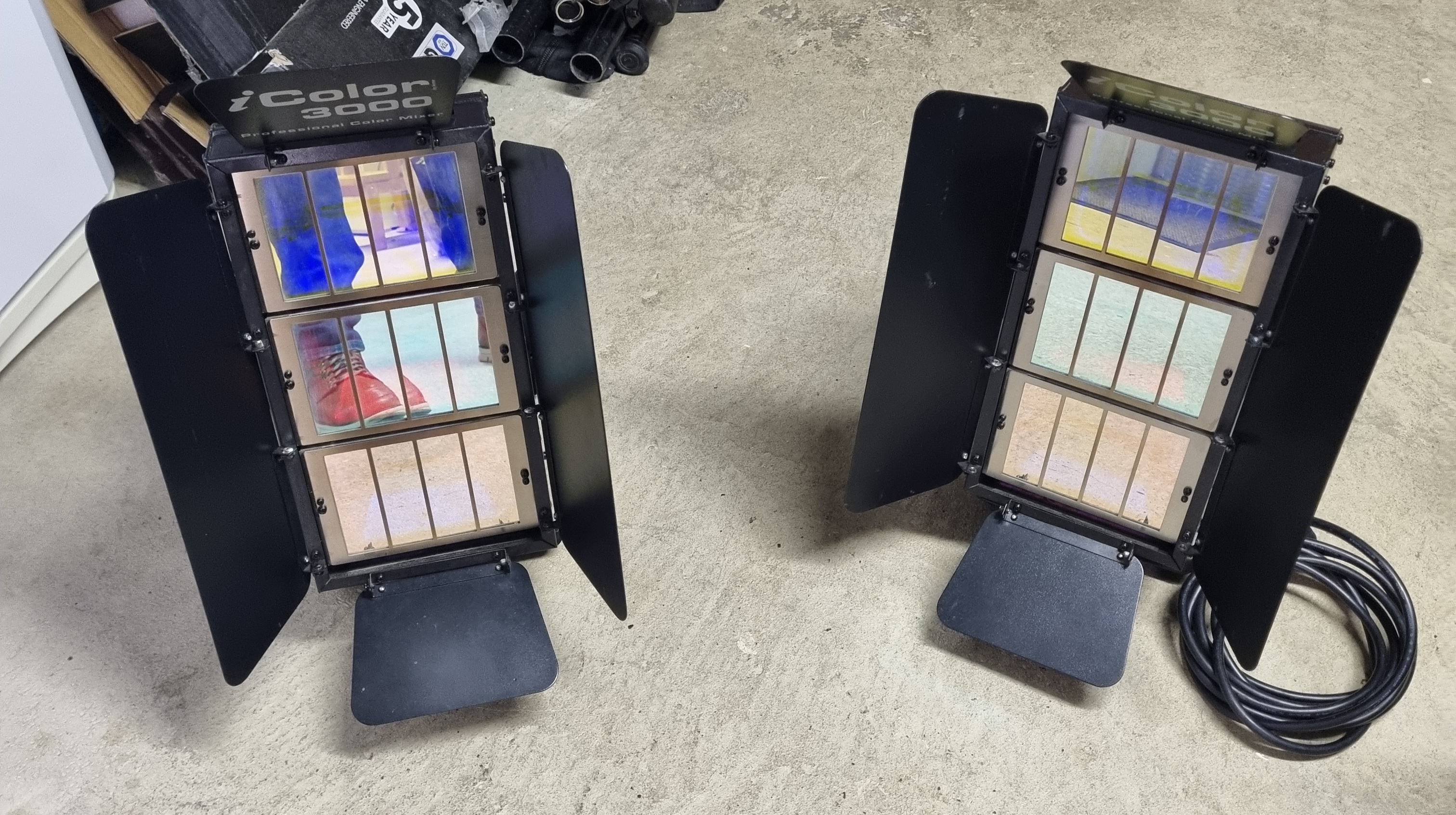 Vent 2 changeurs de couleurs wash avec contrôleur dmx dédié