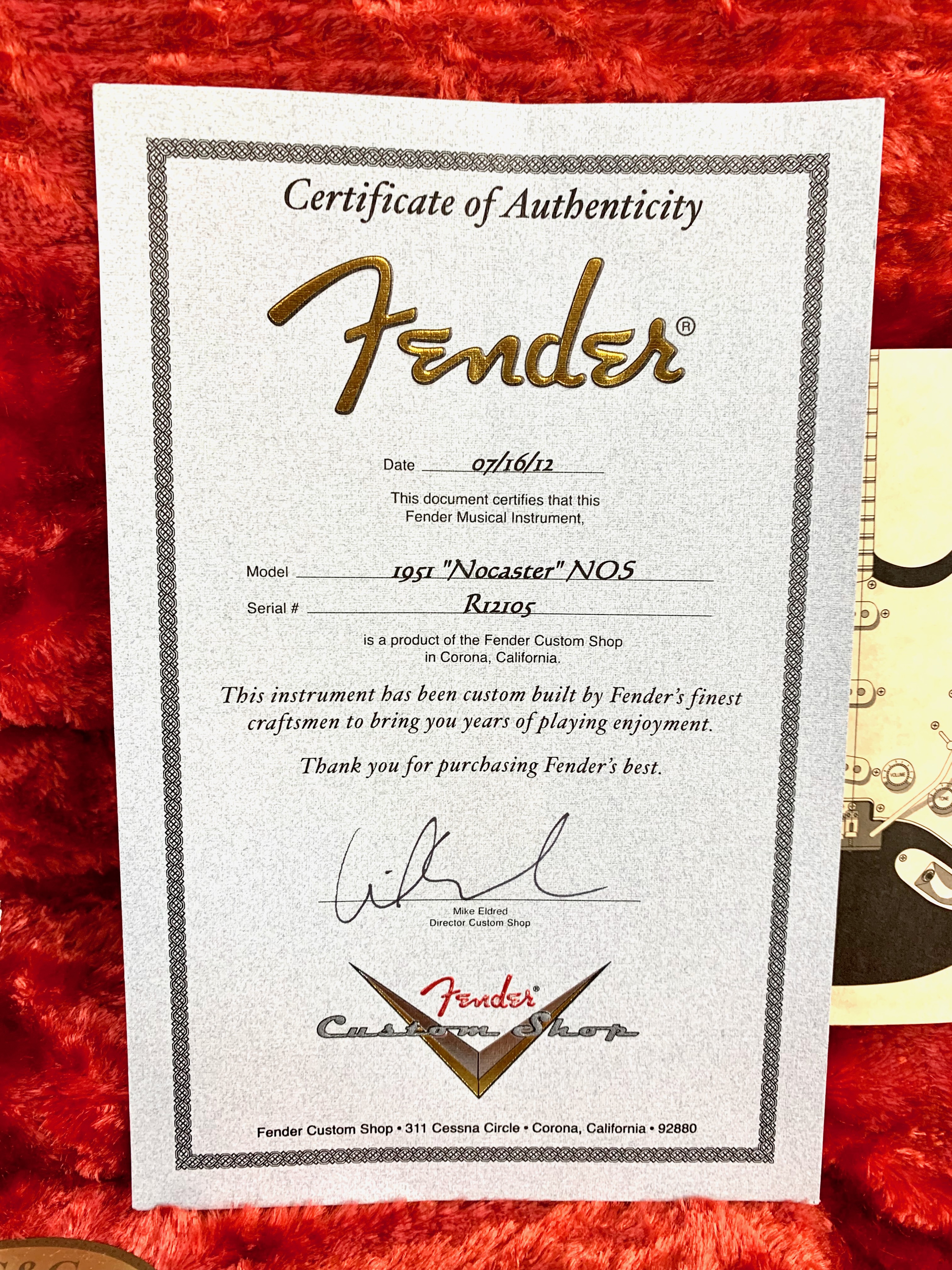 Fender Custom Shop 51 Nocaster NOS (45763)