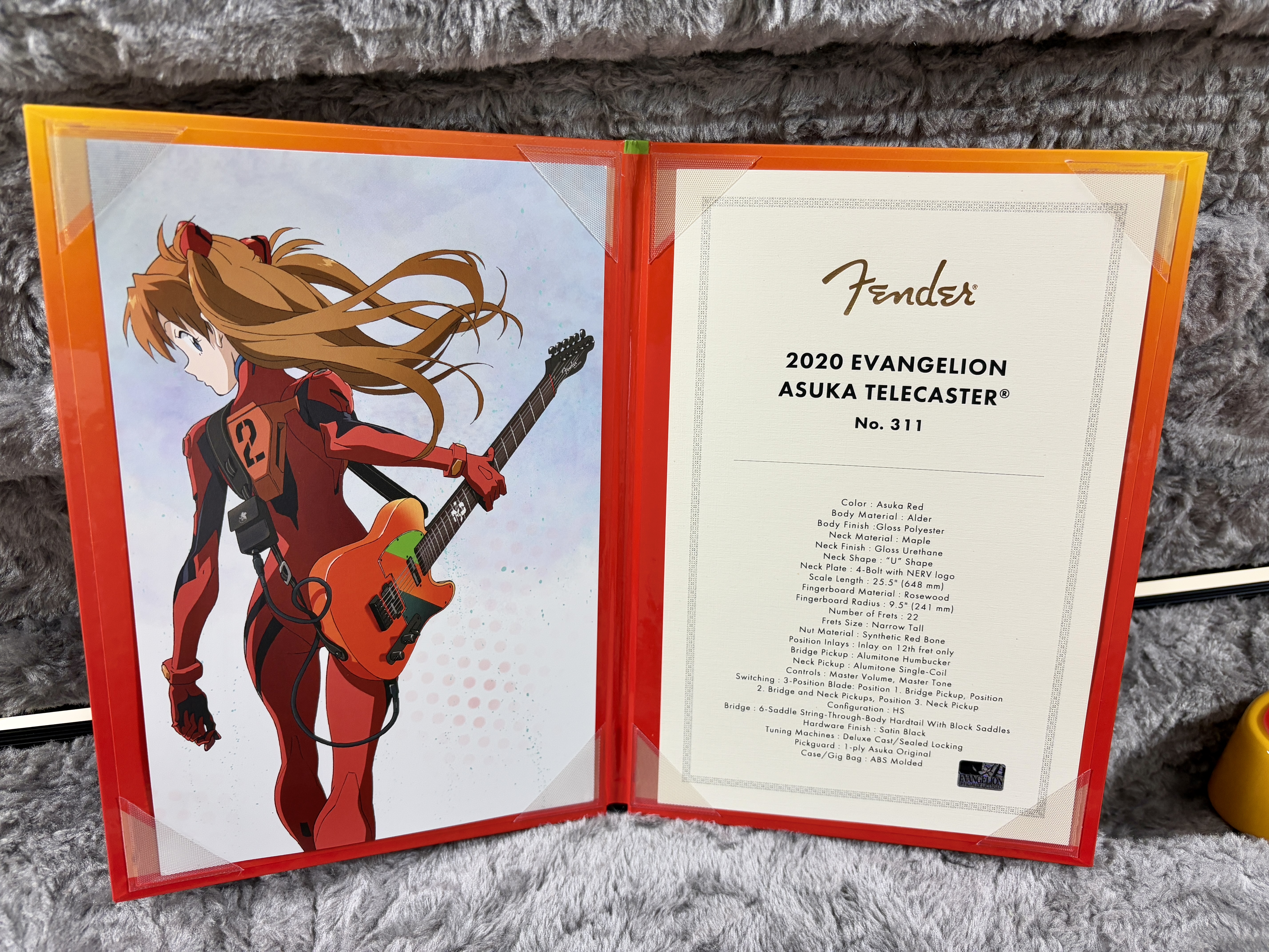 Fender 2020 Evangelion Asuka Telecaster (82369)