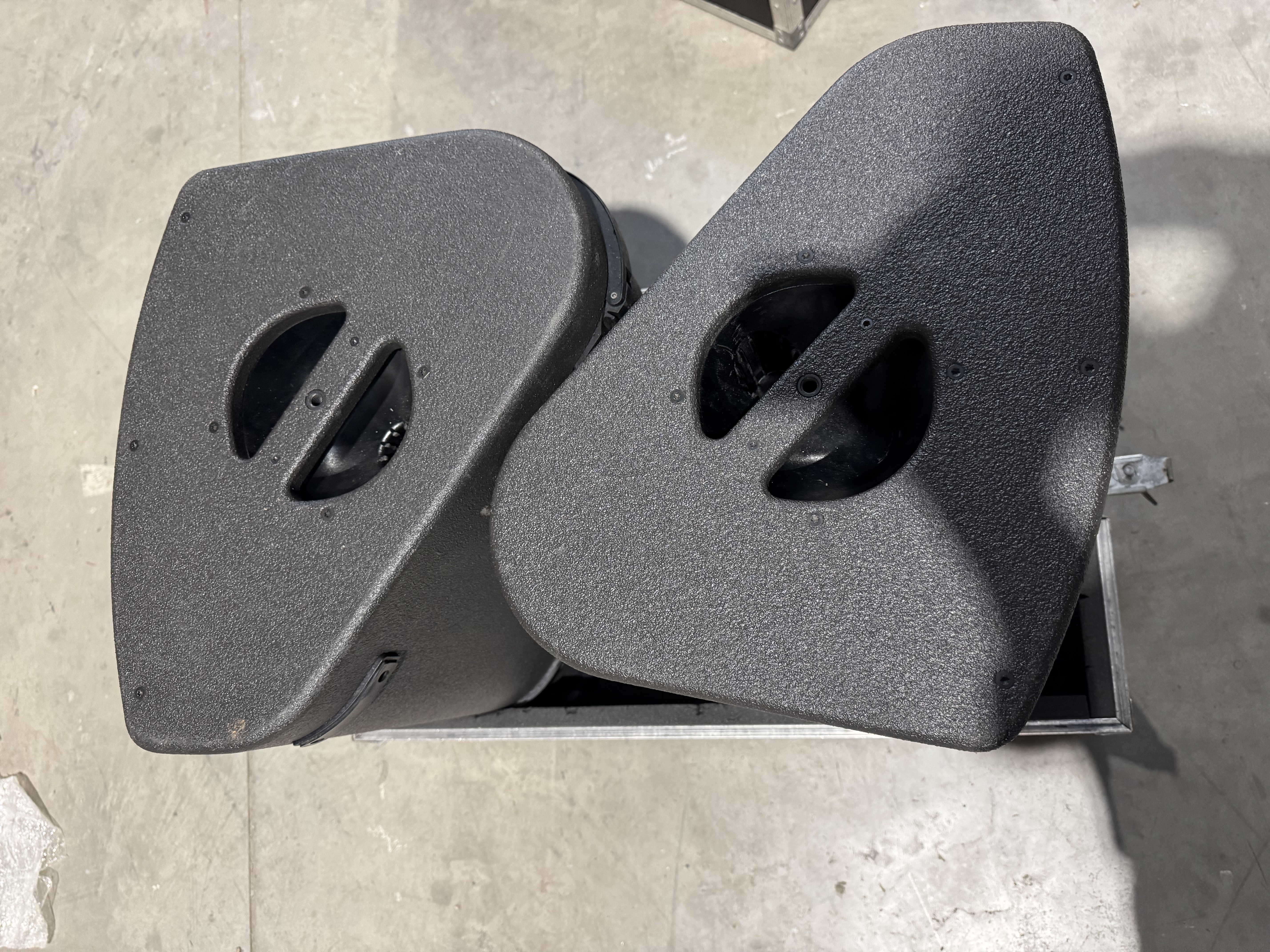 X12 L acoustics en flight case double 