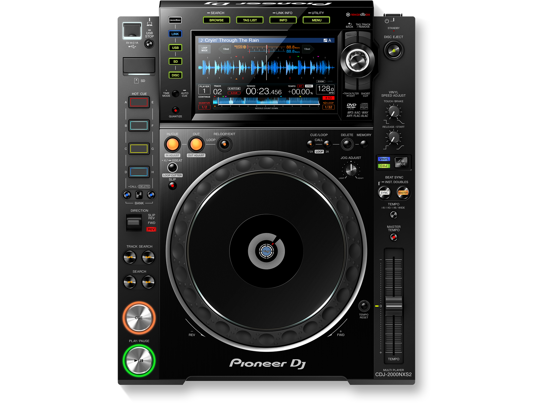 2x Pioneer CDJ 2000 NXS2 + 2x Flightcases