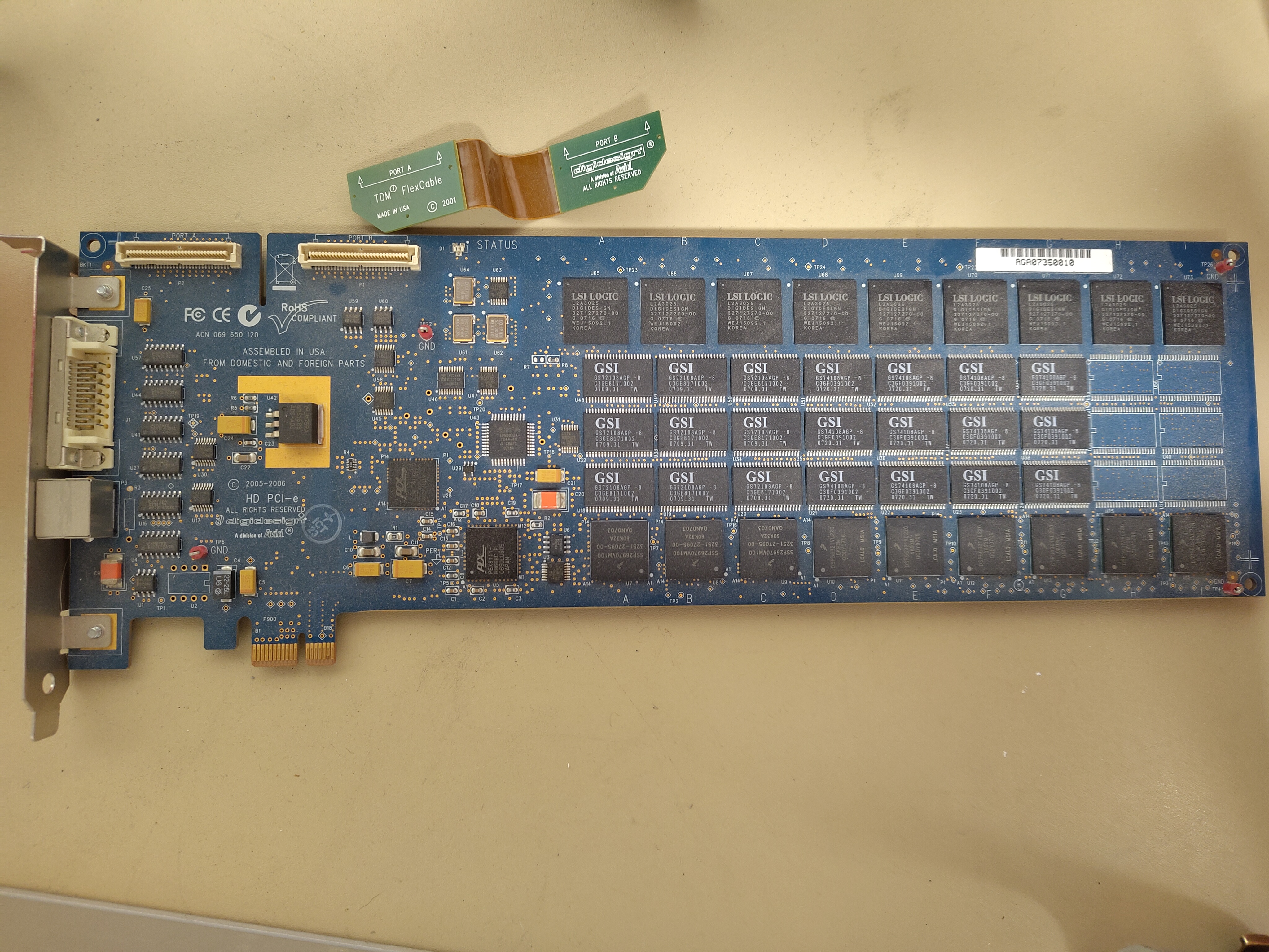 Vends protools HD Accel+TDM Flex Cable
