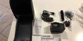Vends Tascam DR-60DmkII + Micro Tascam TM-2X + Malette transport/rangement + carte SD 32 Go
