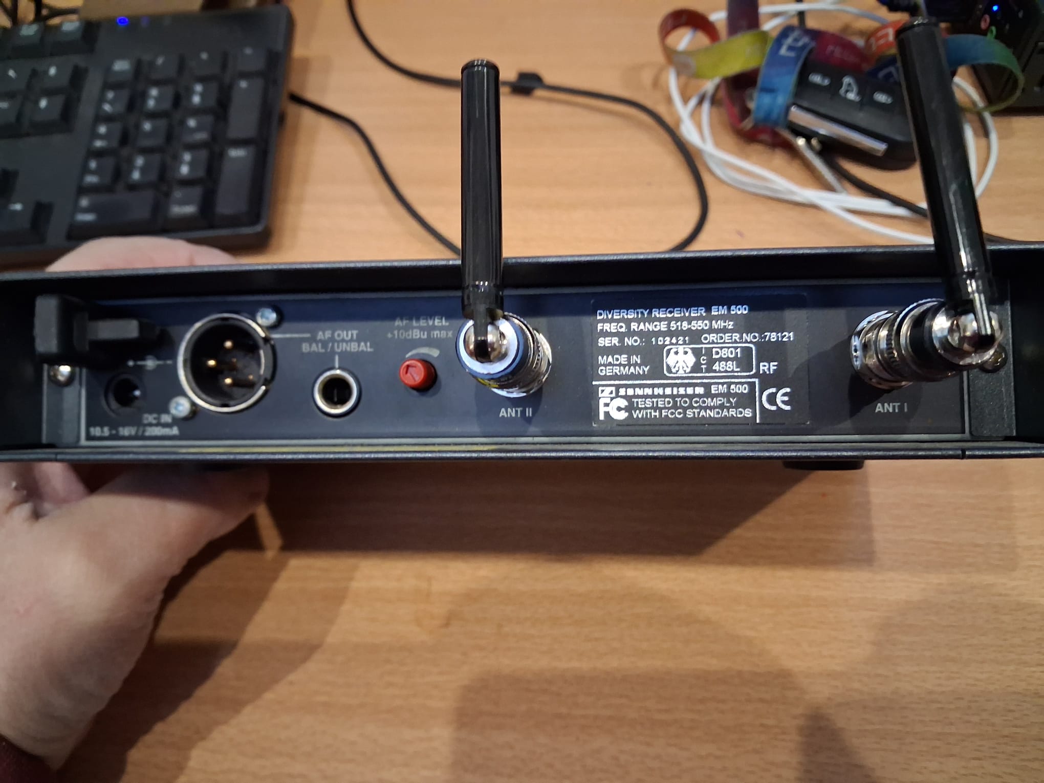 SENHEISEIR récepteur hf  EW500