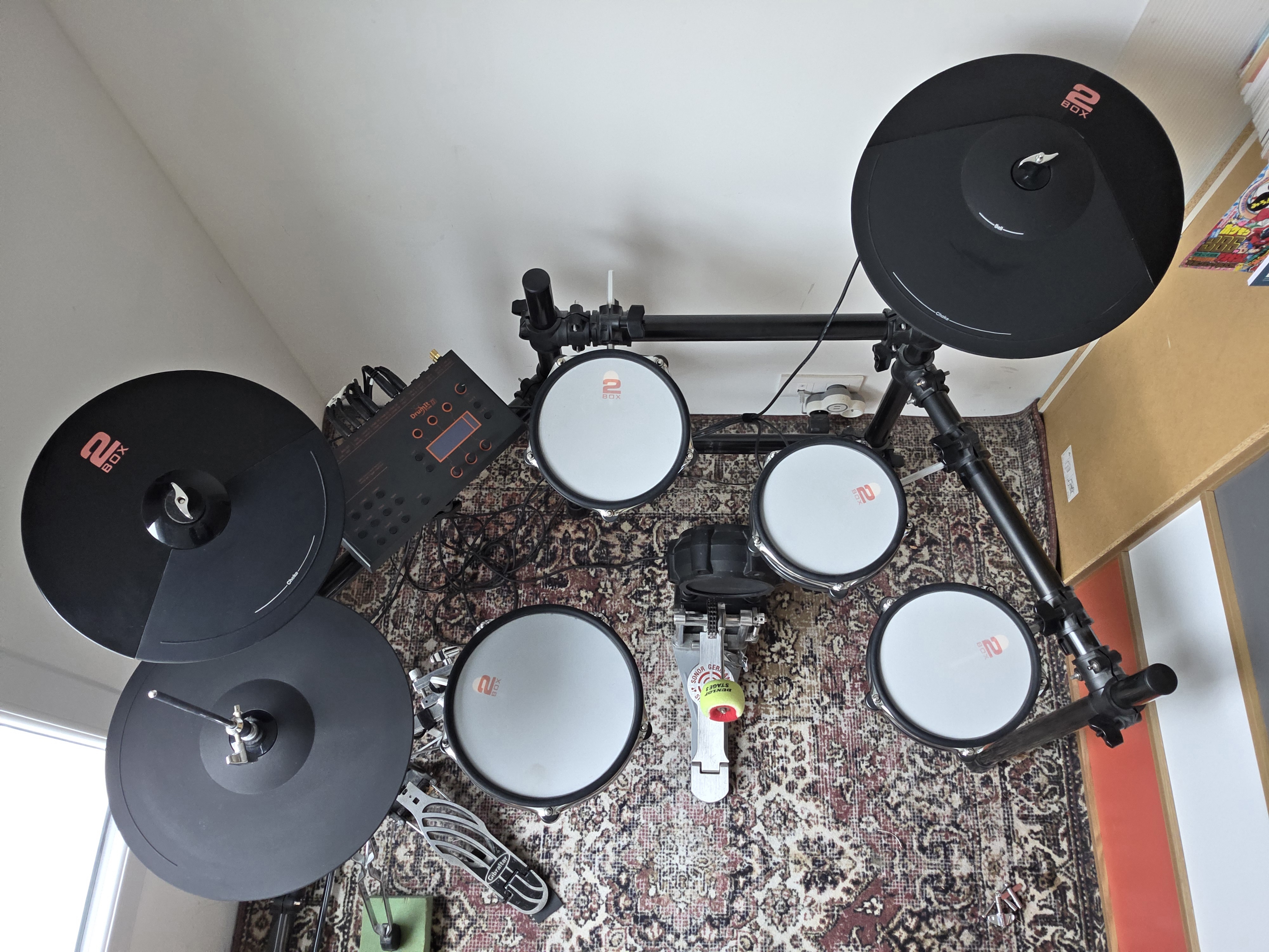 Drum it five II + kit + kick roland