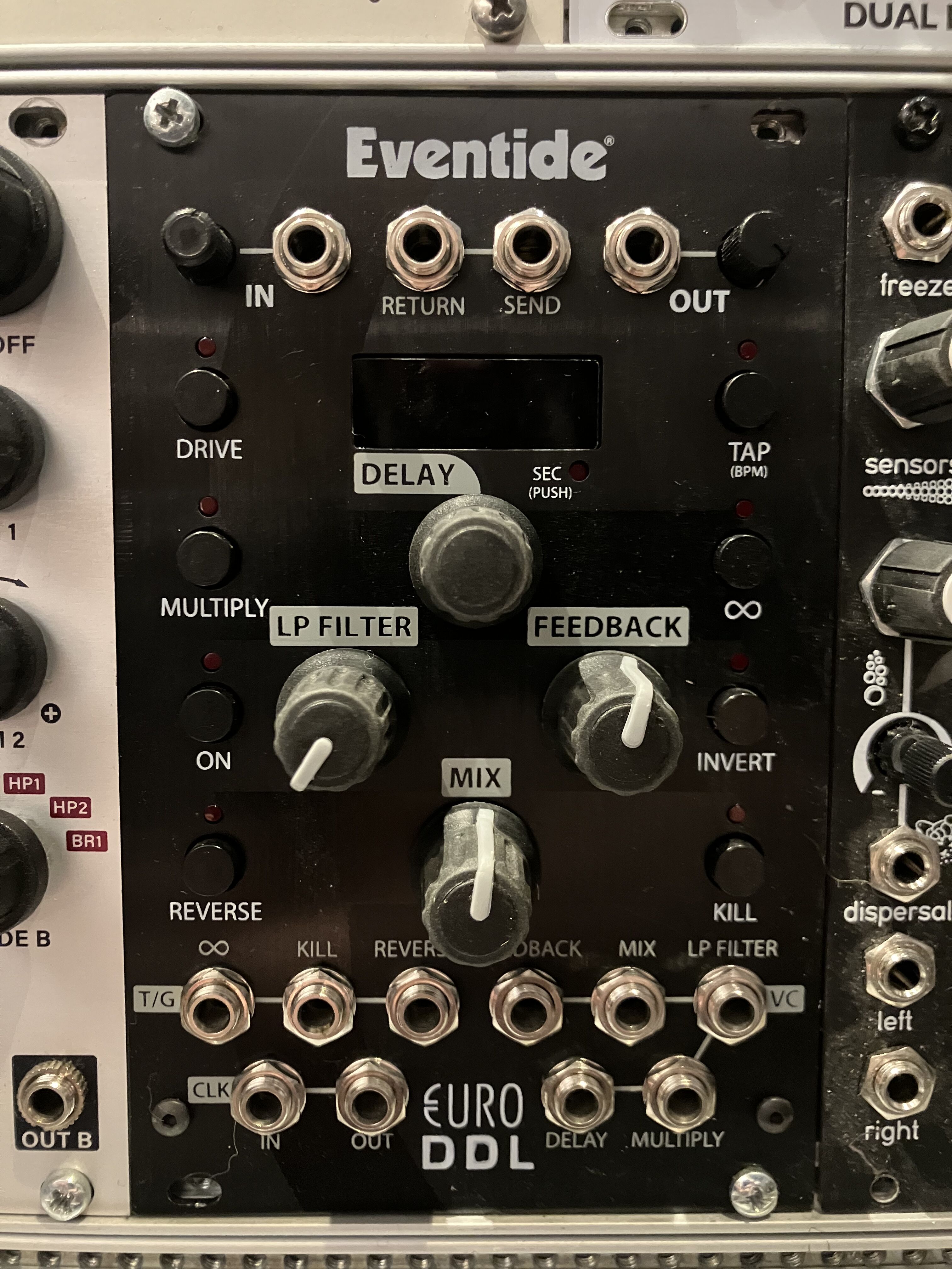 vends module delay eventide EURODDL noir 