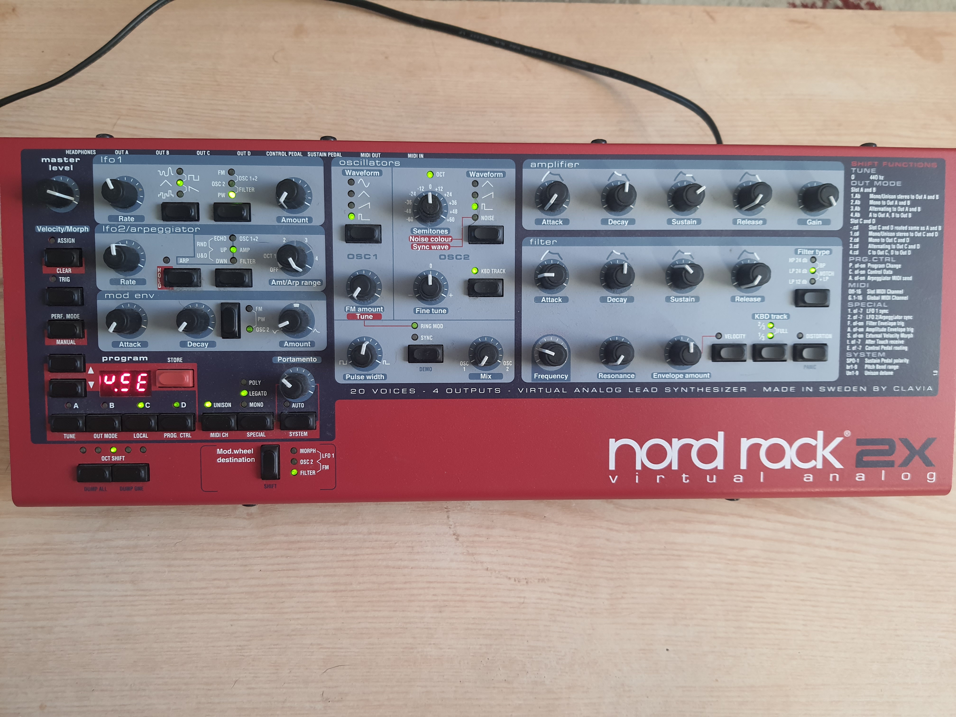 Vends Nord rack 2x