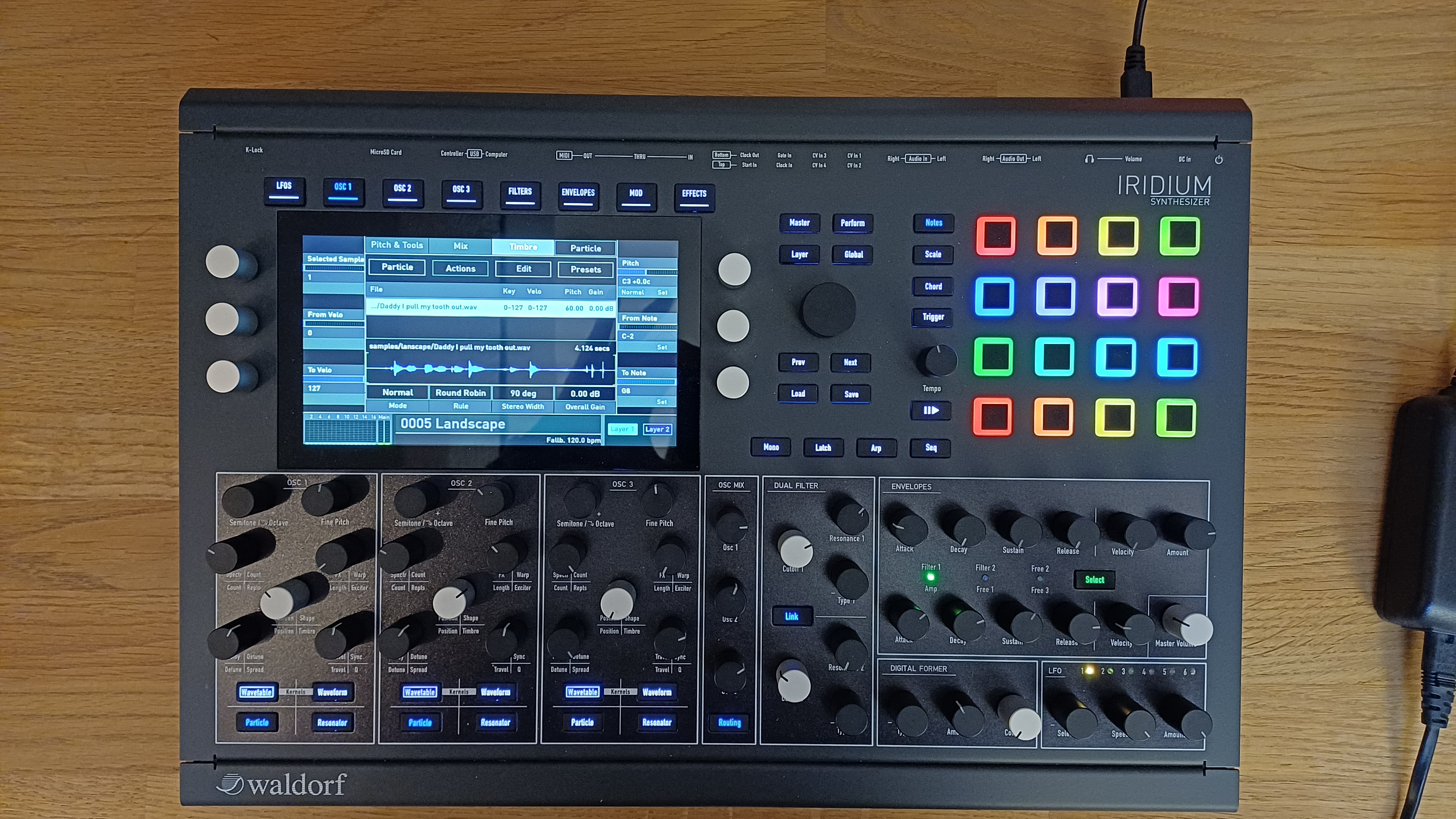 IRIDIUM parfait état cosmétique et fonctionnement + Decksaver Thomann