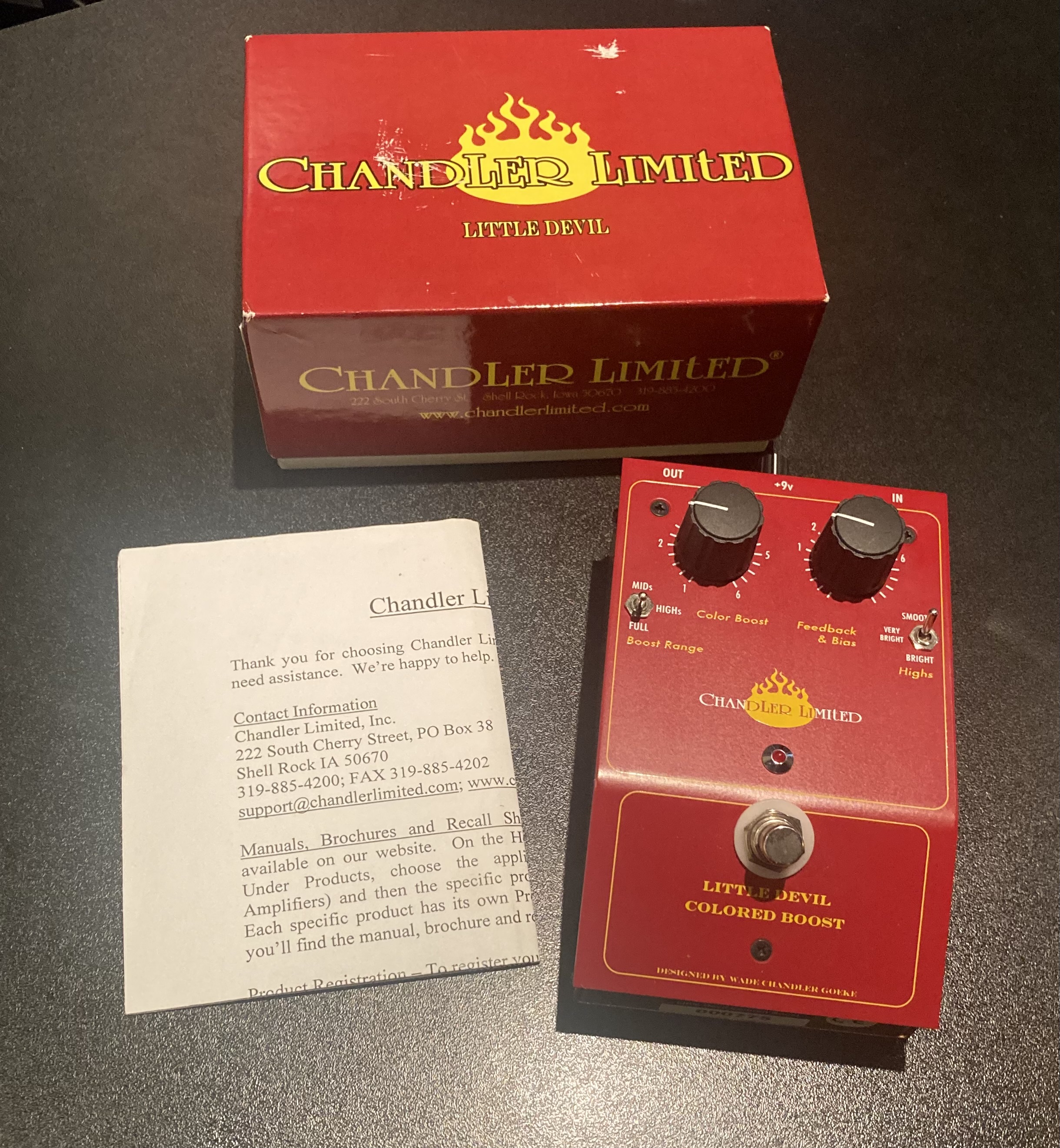  Vends Chandler Limited Little Devil Colored Boost